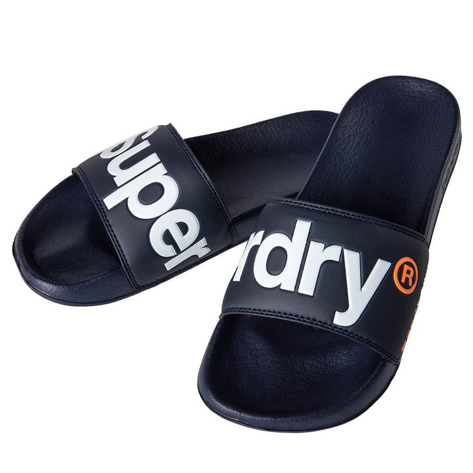 Superdry Herren Classic Pool Slide Zehentrenner Superdry Herren Classic Pool Slide Zehentrenner
