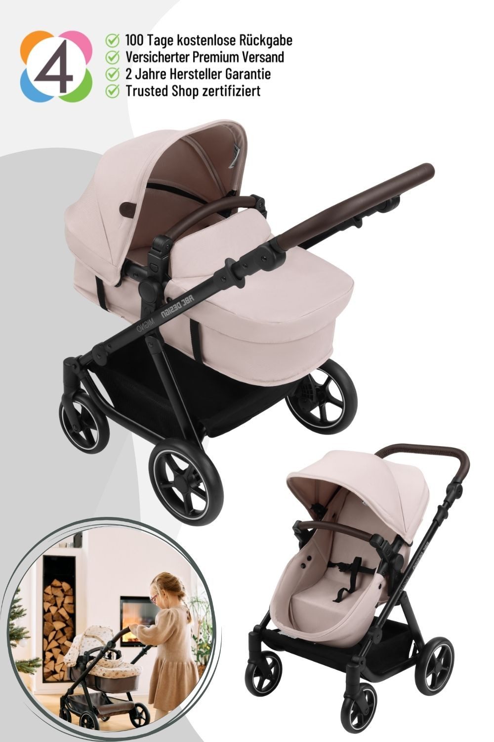 ABC Design Kombi-Puppenwagen günstig online kaufen