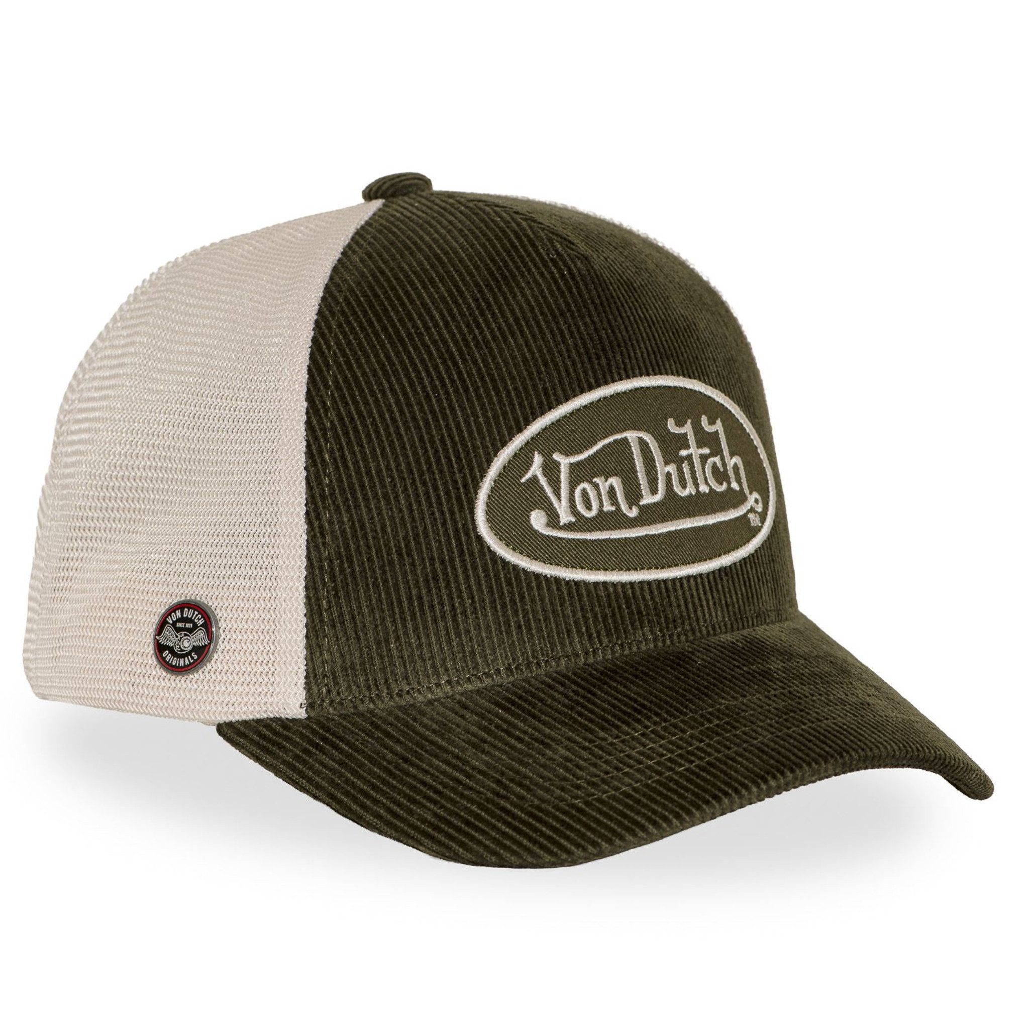 Von Dutch Trucker Cap Von Dutch Originals Trucker Cap - CALIFORNIA Twill Embroidery (Basecap, Basecap, Meshcap, Trucker Kappe)