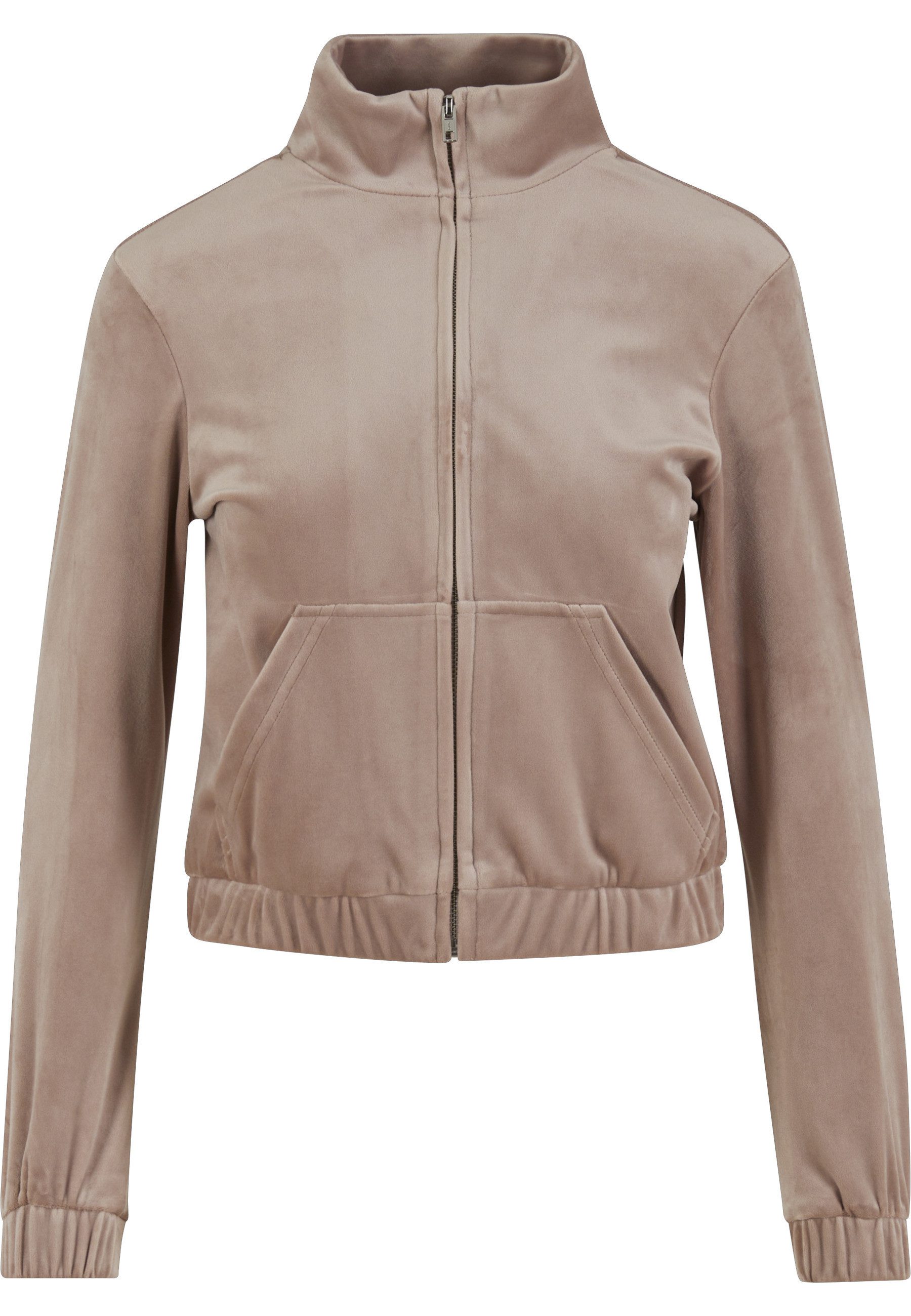 Allwetterjacke Urban Classics Ladies Short Velvet Track Jacket
