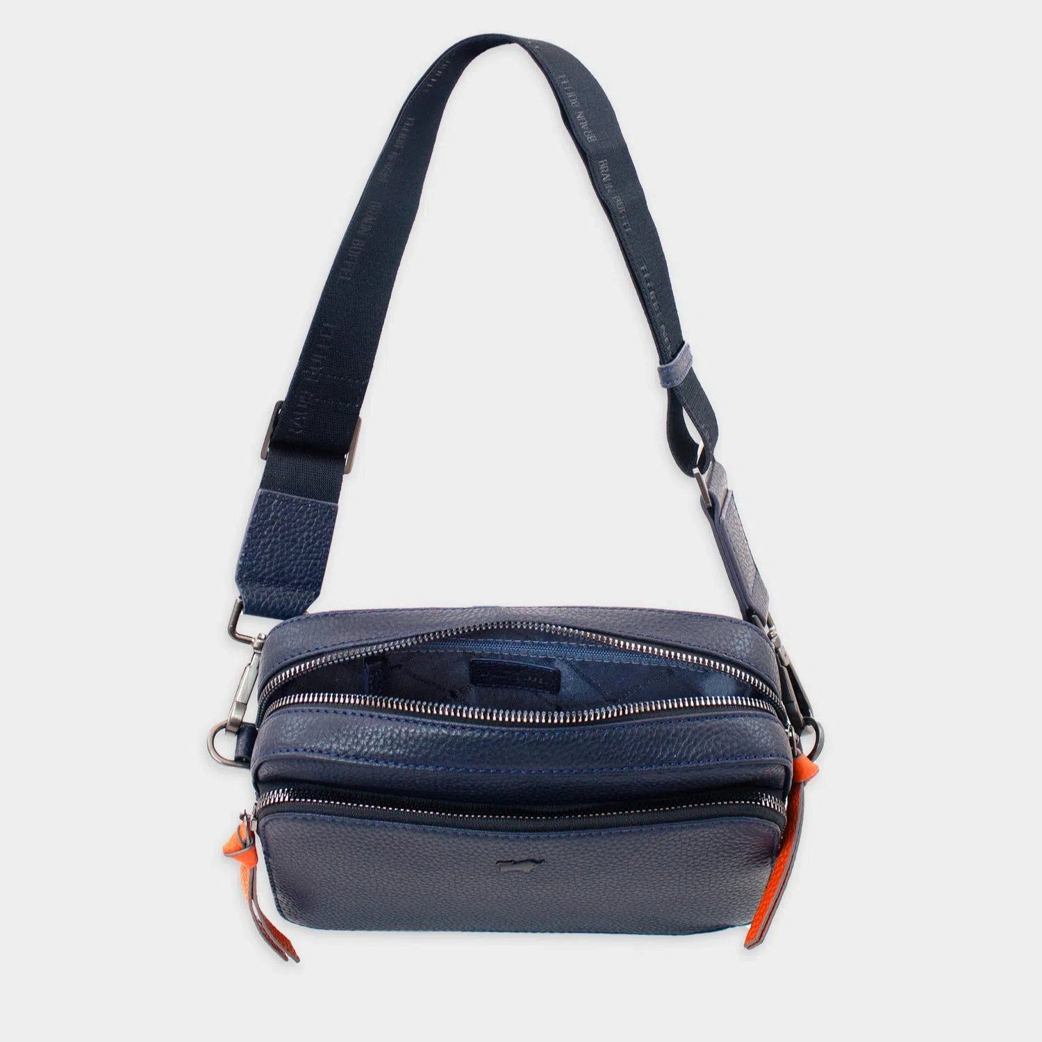 Braun Büffel Gürteltasche NOVARA Cross Body Bag slim blau