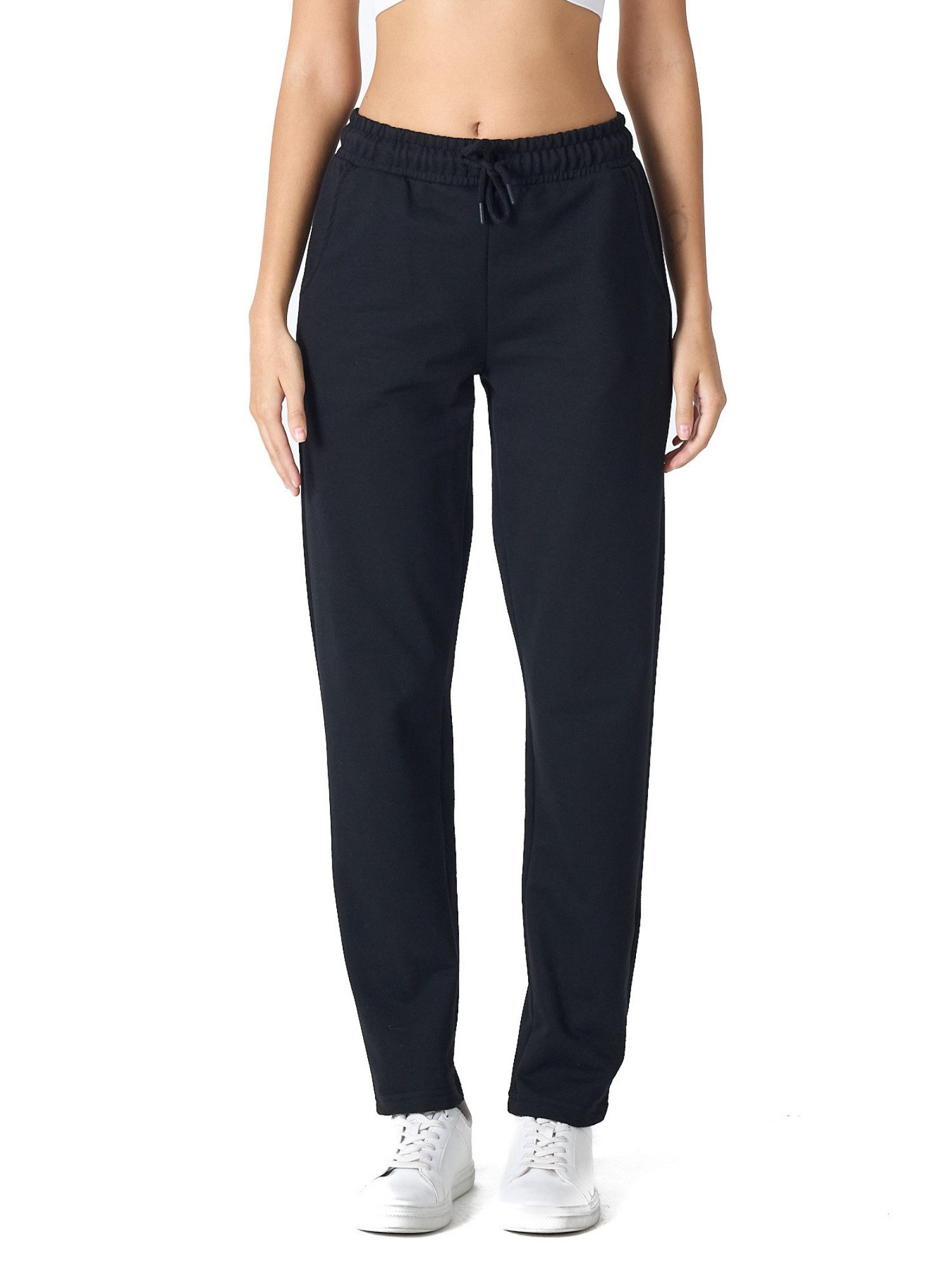 COMEOR Jogginghose Damen Jogginghose Sporthose Sweathose – Bequeme Freizeit Fitnesshose mit Kordelzug