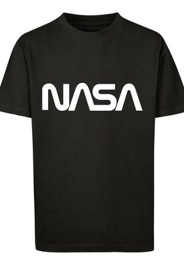 F4NT4STIC T-Shirt NASA Modern Logo Black Unisex Kinder,Premium Merch,Jungen,Mädchen,Bedruckt