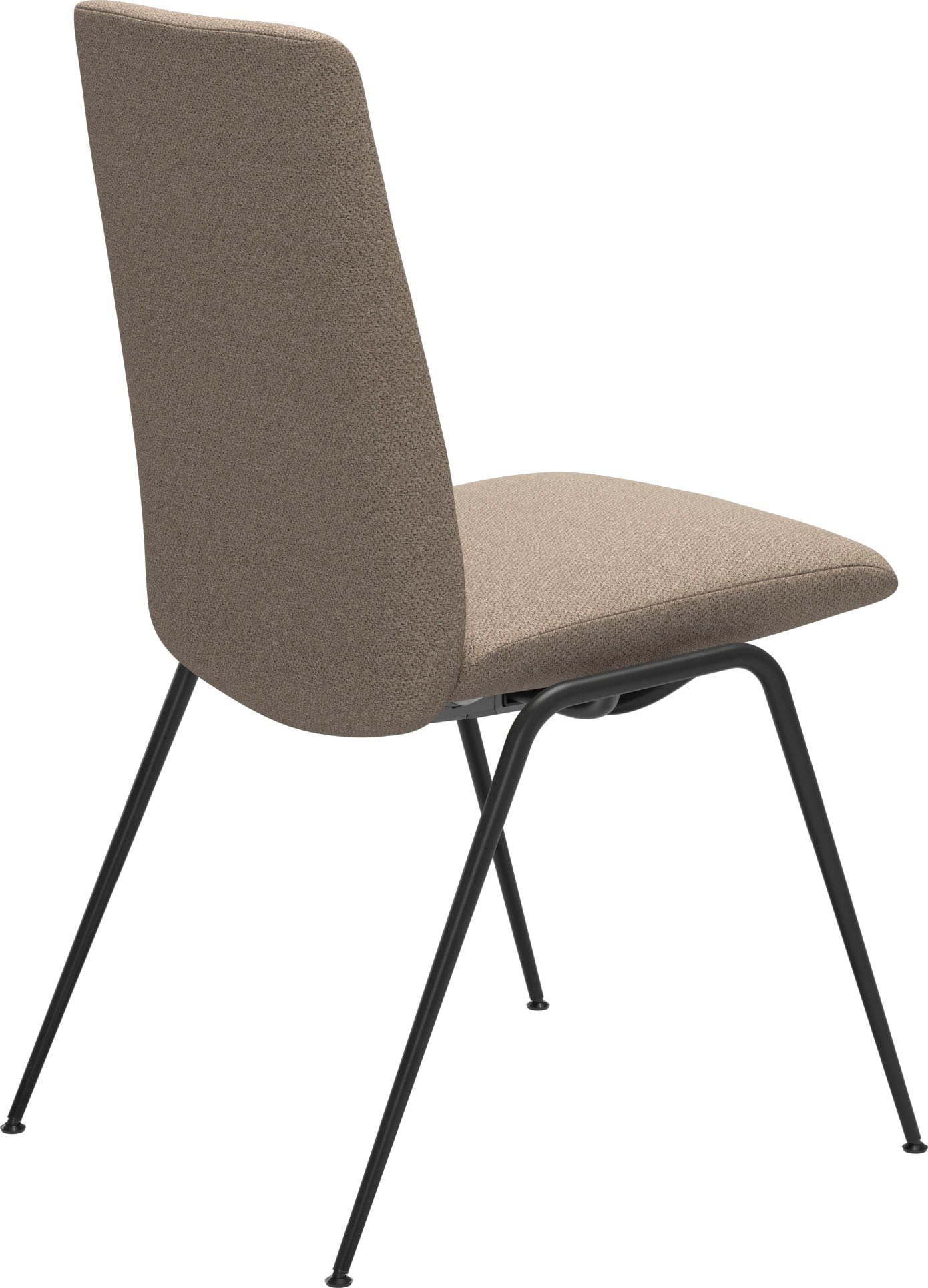 Stressless® Polsterstuhl Laurel, Low Back, Stahl in aus matt Schwarz M, Größe mit Beinen