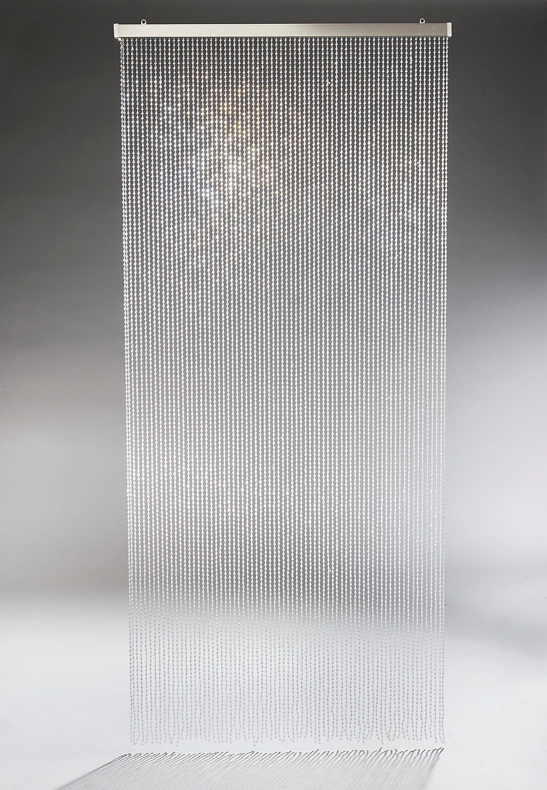 Kobolo Türvorhang Vorhang CLEAR transparent 72 Stränge 90x200cm (1 St), Ösen, transparent