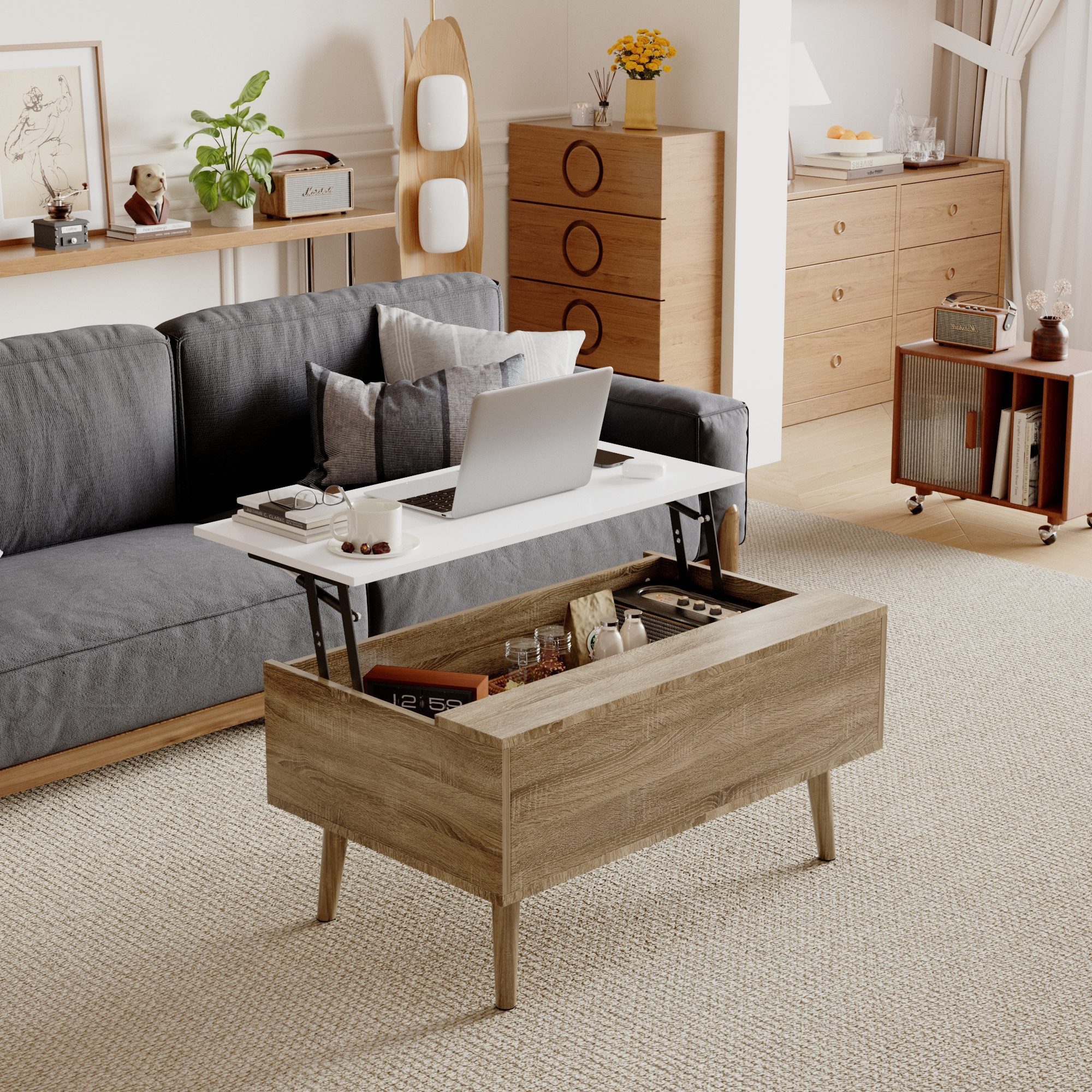 FUFU&GAGA Couchtisch günstig online kaufen