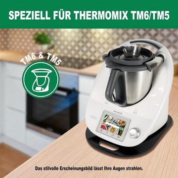 autolock Küchenmaschinen Zubehör-Set Ablageregal Gleitbrett passend für den Thermomix® TM5 TM6