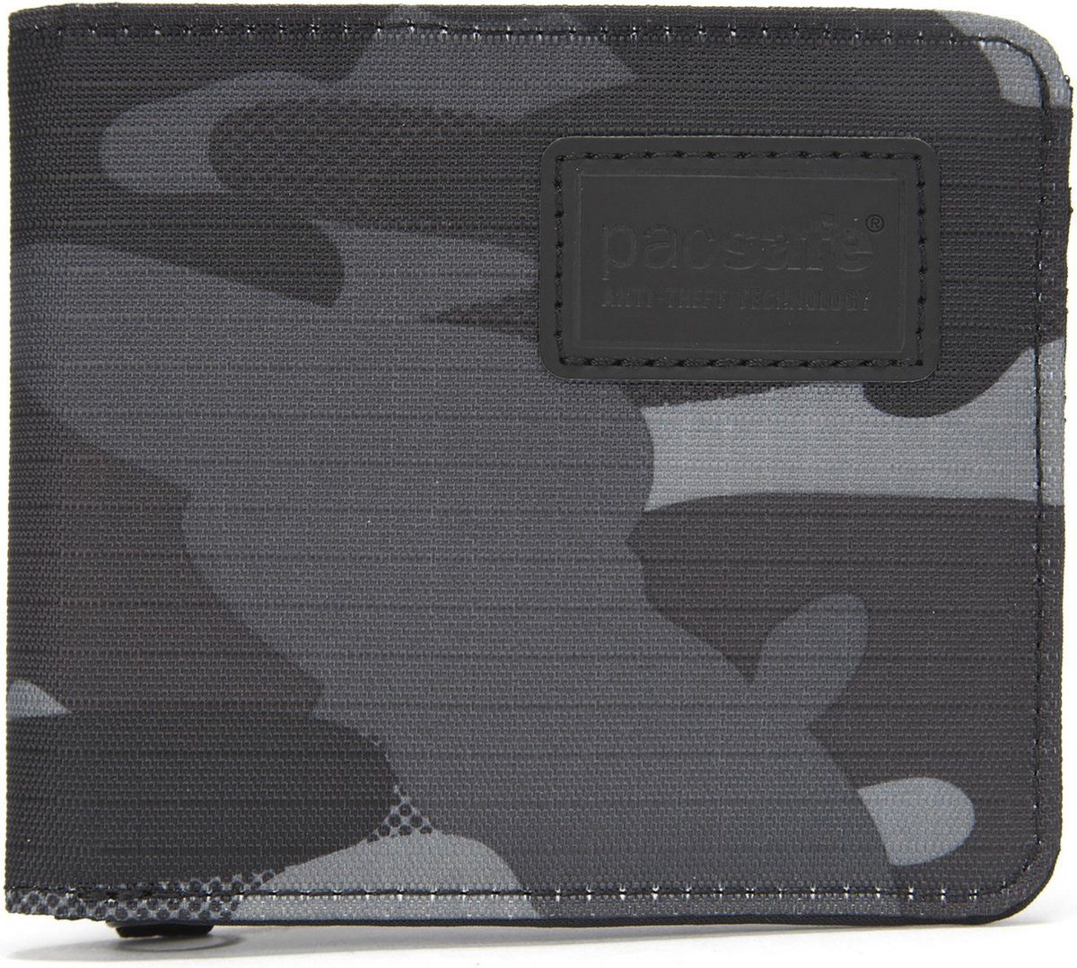 Pacsafe Geldbörse Overslagportemonnee 9 x 10,5 x 1 cm, RFID-geschützt
