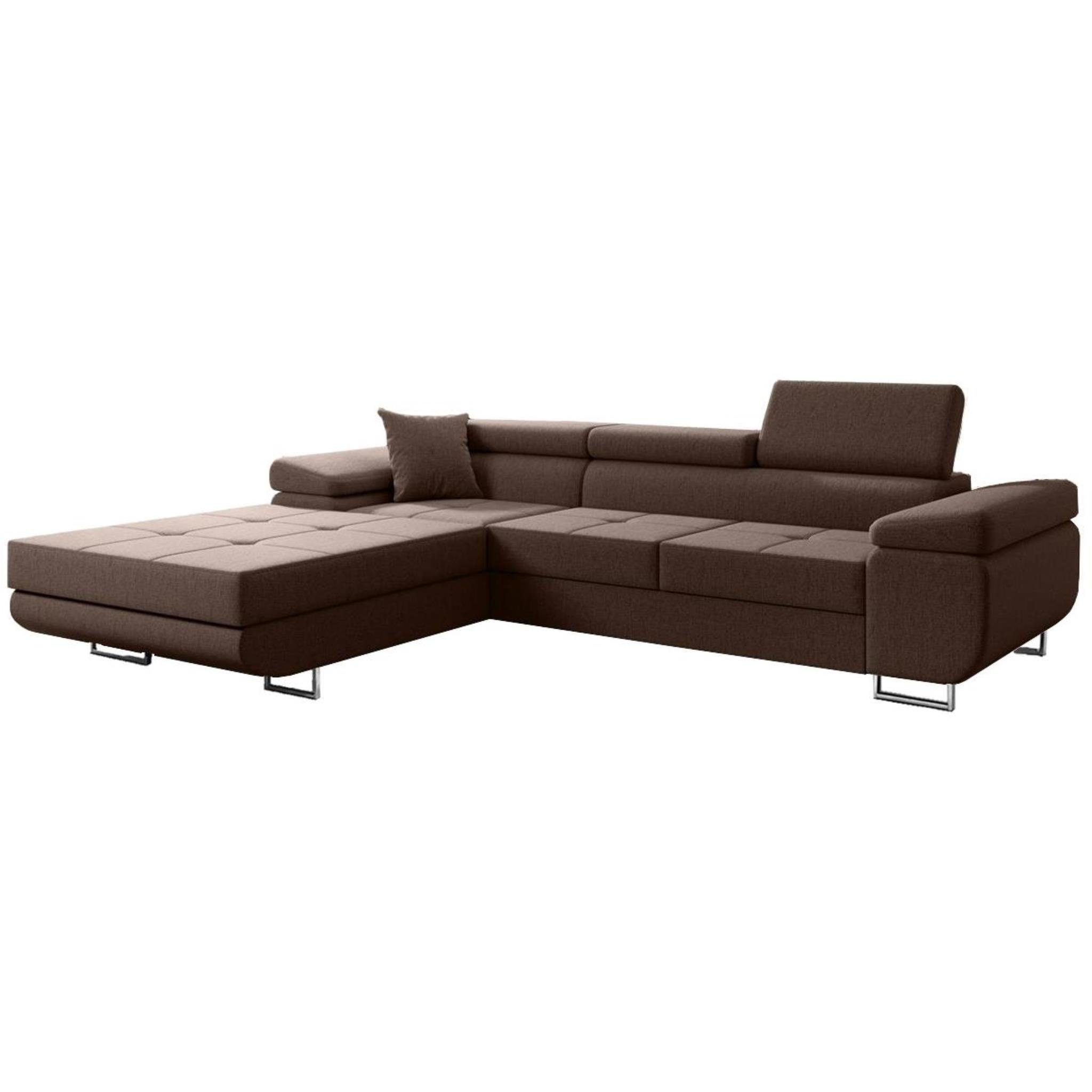 Beautysofa Ecksofa Alons mit Schlaffunktion auf günstig online kaufen