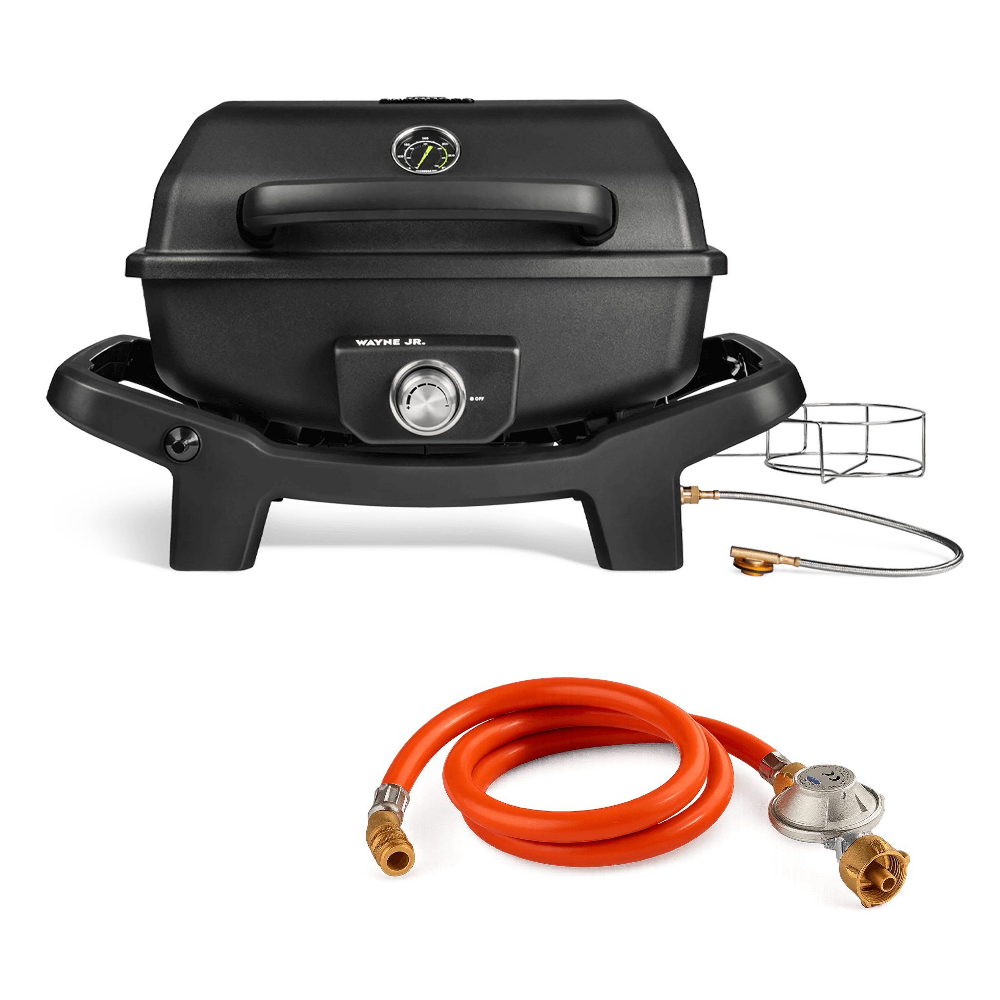 BURNHARD® Gasgrill, mit Aludruckguss Brennkammer inkl. Abdeckhaube