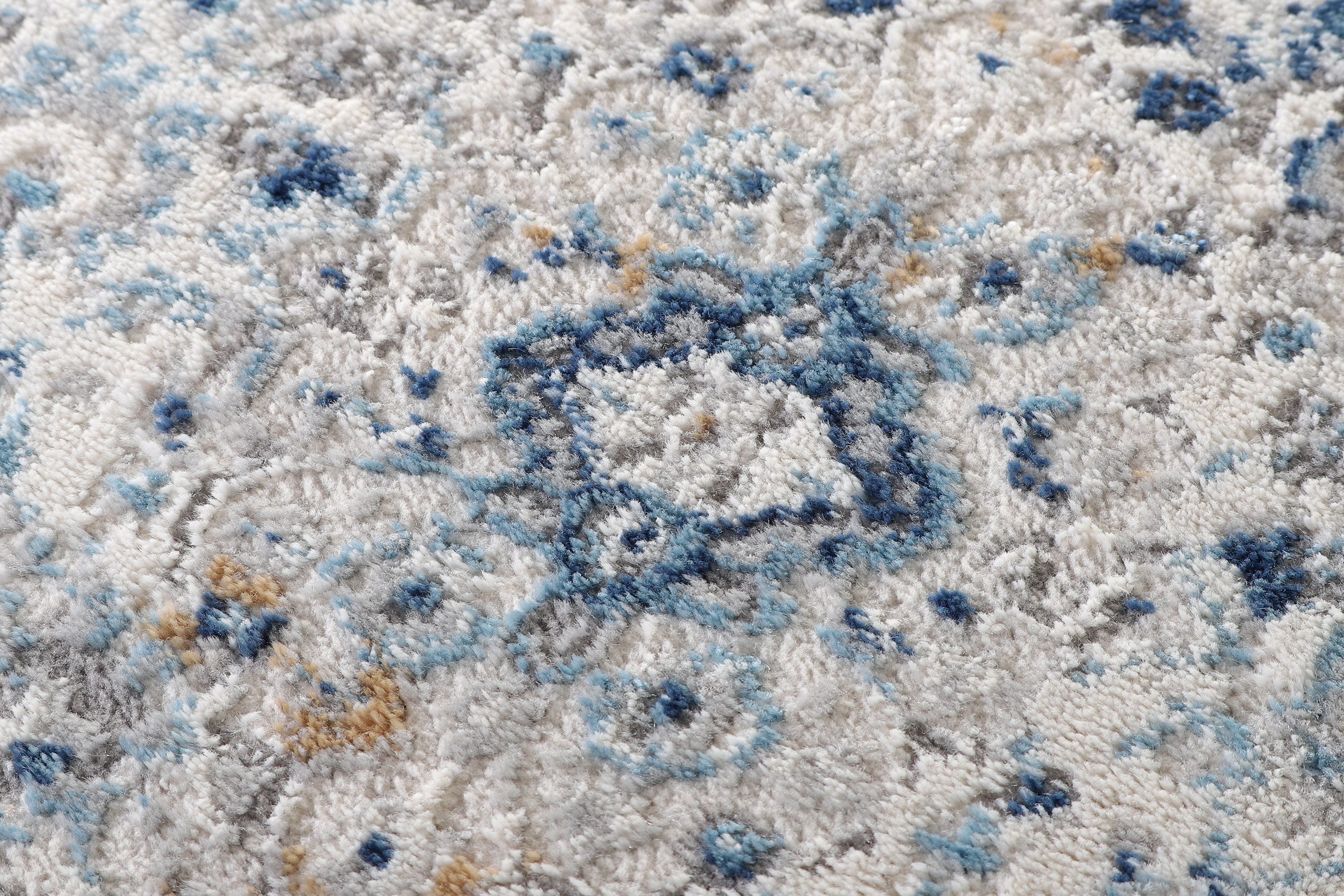 Tapiso Teppich VALLEY, rund, Höhe: 9 mm, Wohnzimmer, Schlafzimmer, Vintage