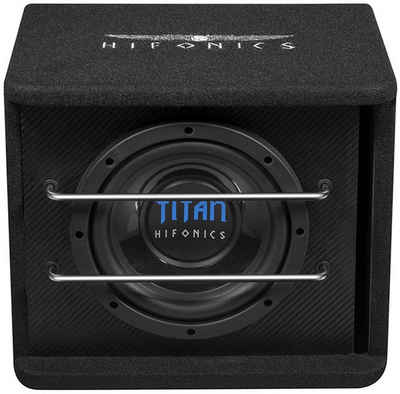 Hifonics Titan 8" (20 cm) Single-Bassreflexbox TS-200R mit 400 Watt Auto-Subwoofer