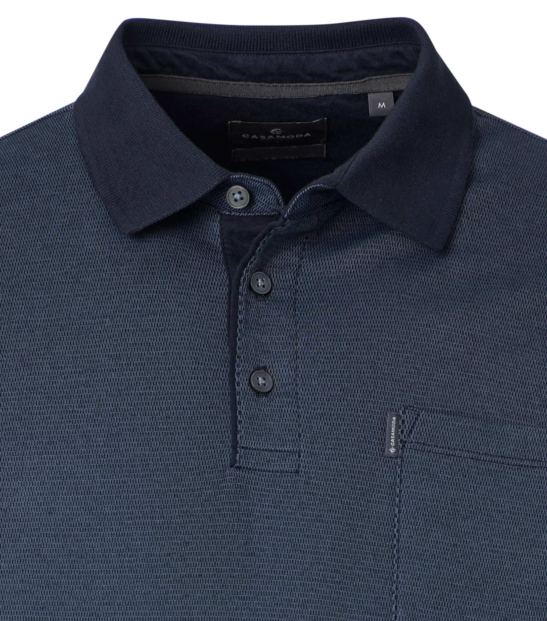 CASAMODA Langarm-Poloshirt CASAMODA Polo-Shirt Langarm uni