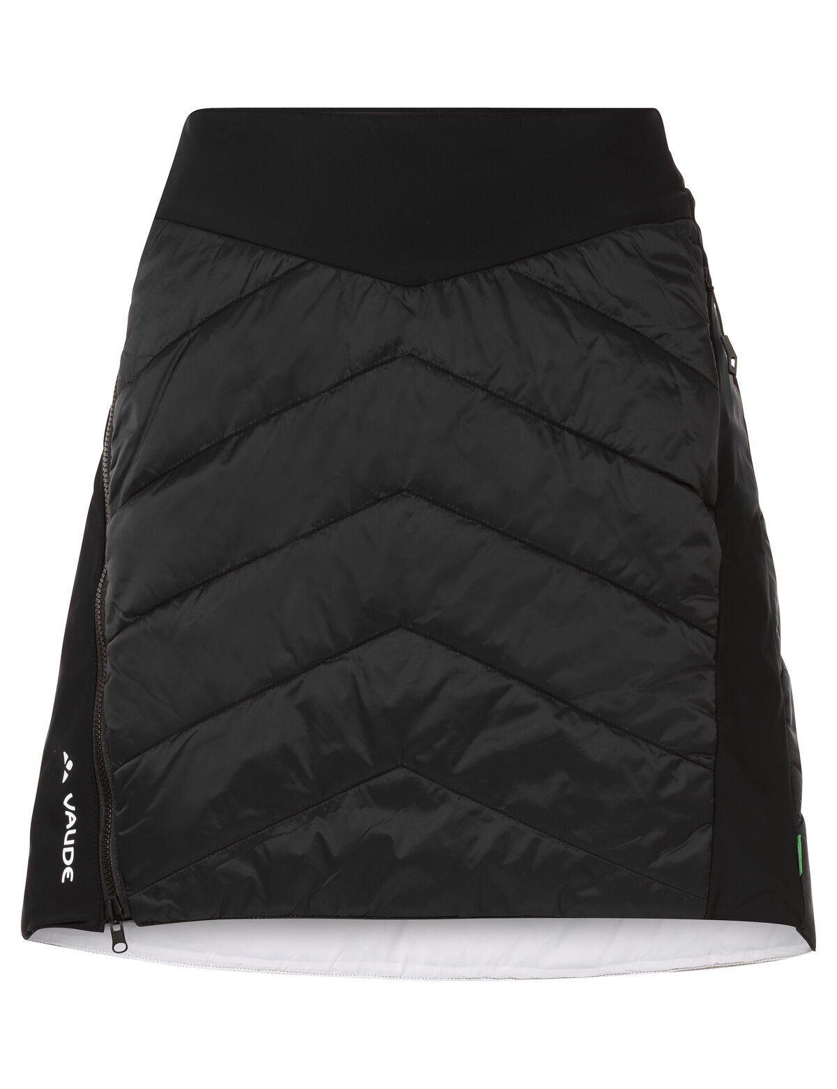 VAUDE Wickelrock Women's black/white Unifarbe II Skirt in Sesvenna Reversible
