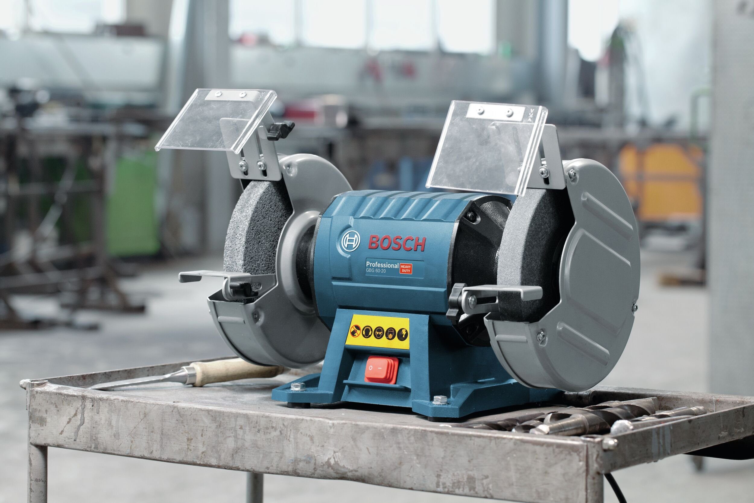 Bosch Professional Kombischleifer GBG 60-20, im Doppelschleifmaschine - Karton