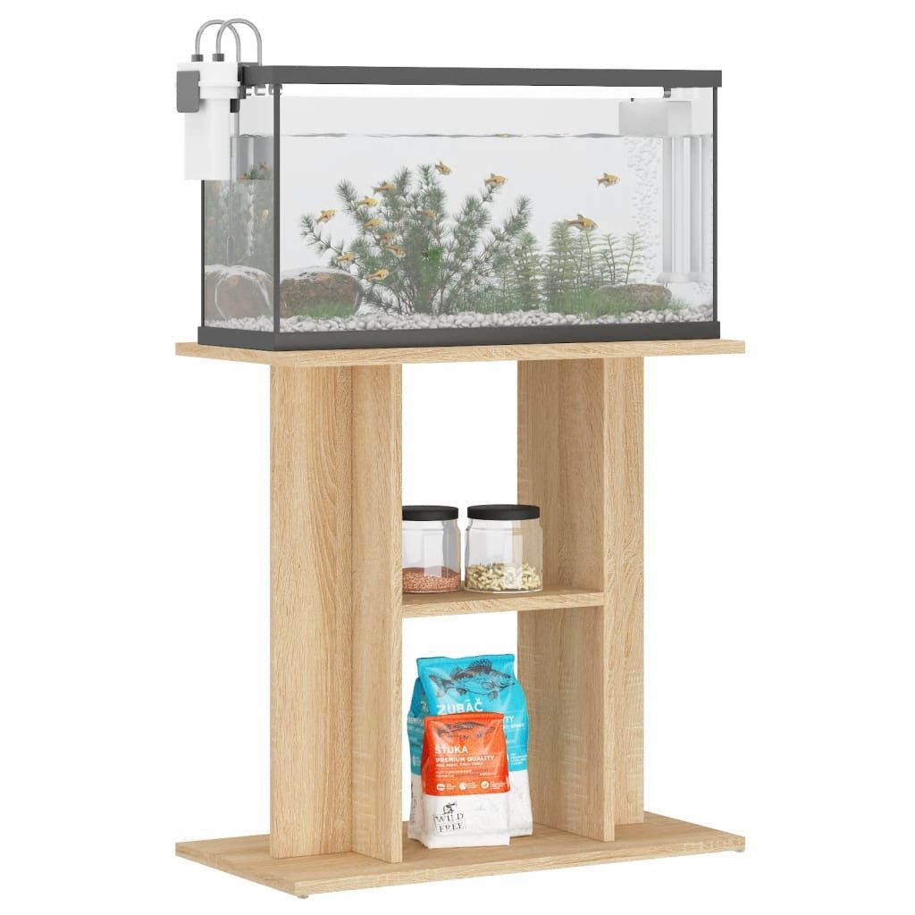 vidaXL Aquariumunterschrank Aquariumständer Sonoma-Eiche 60x30x60 cm günstig online kaufen