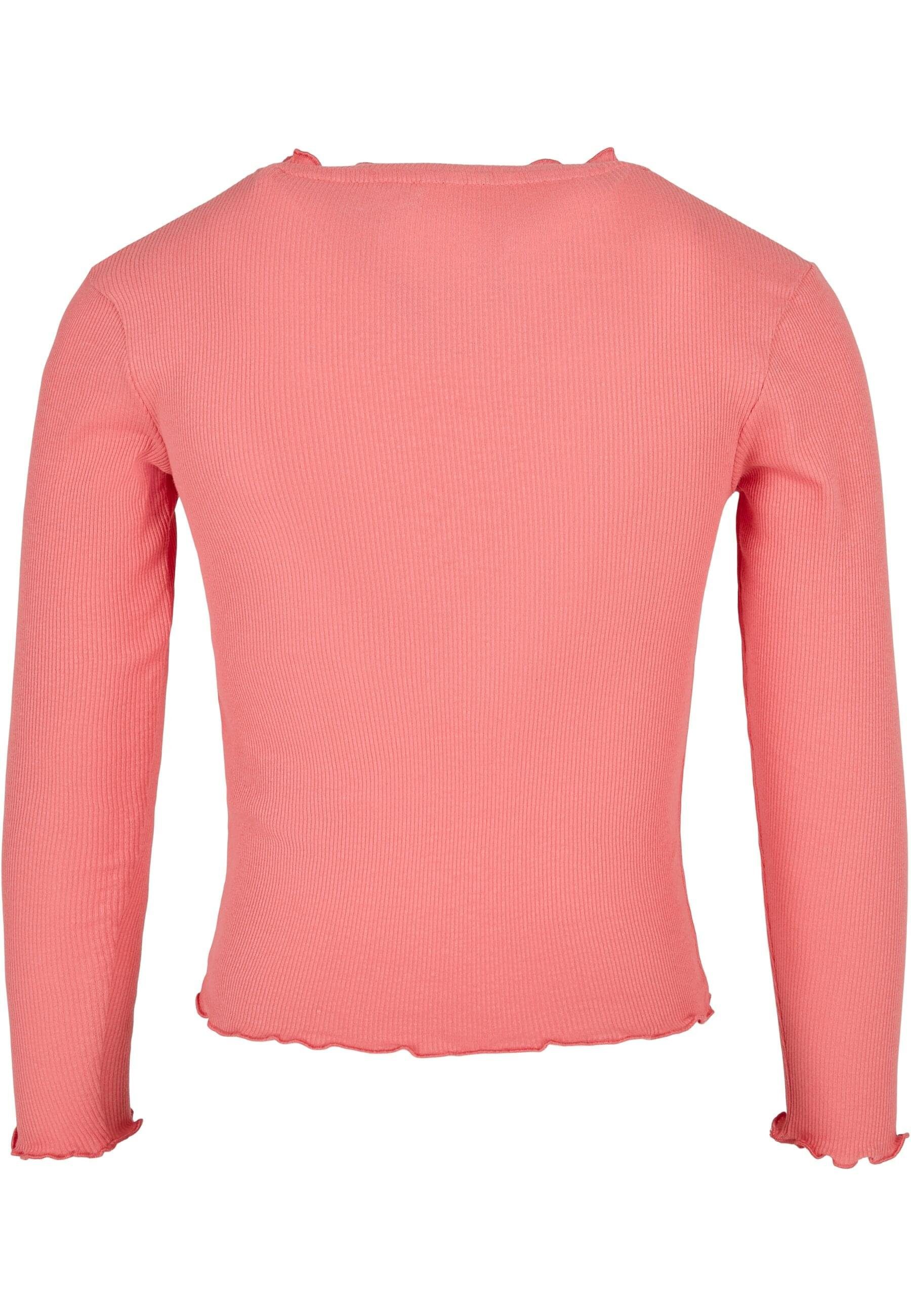 Damen Longsleeve Girls (1-tlg) Short Rib CLASSICS palepink URBAN Longsleeve