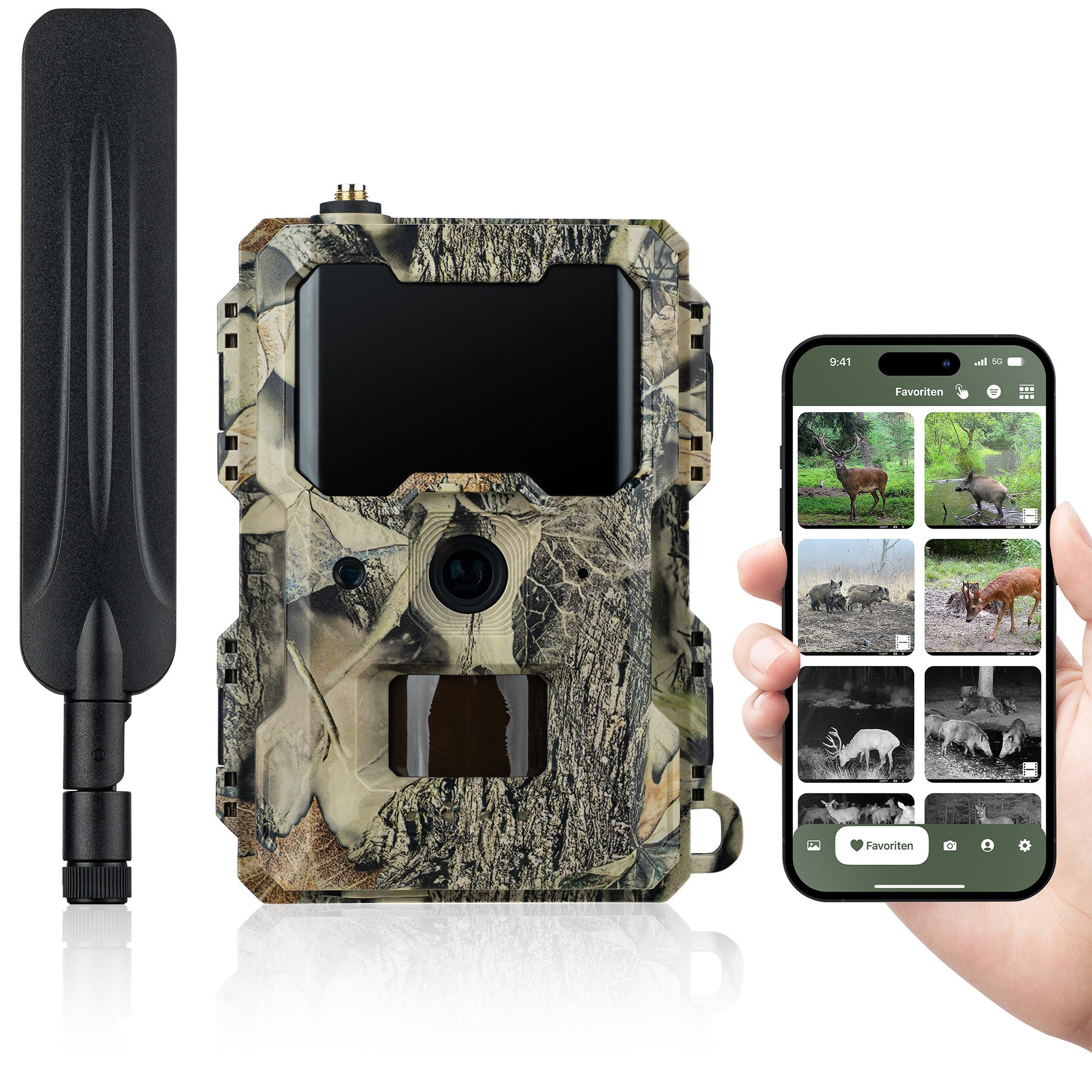Dörr Wildkamera DÖRR Cloud Mini 4G/LTE Überwachungskamera, Simlockfrei, 12MP, Full HD (Außenbereich, Innenbereich, DÖRR App für iOS, Android & Web, 4G Bild-& Videoversand, Infrarotblitz)