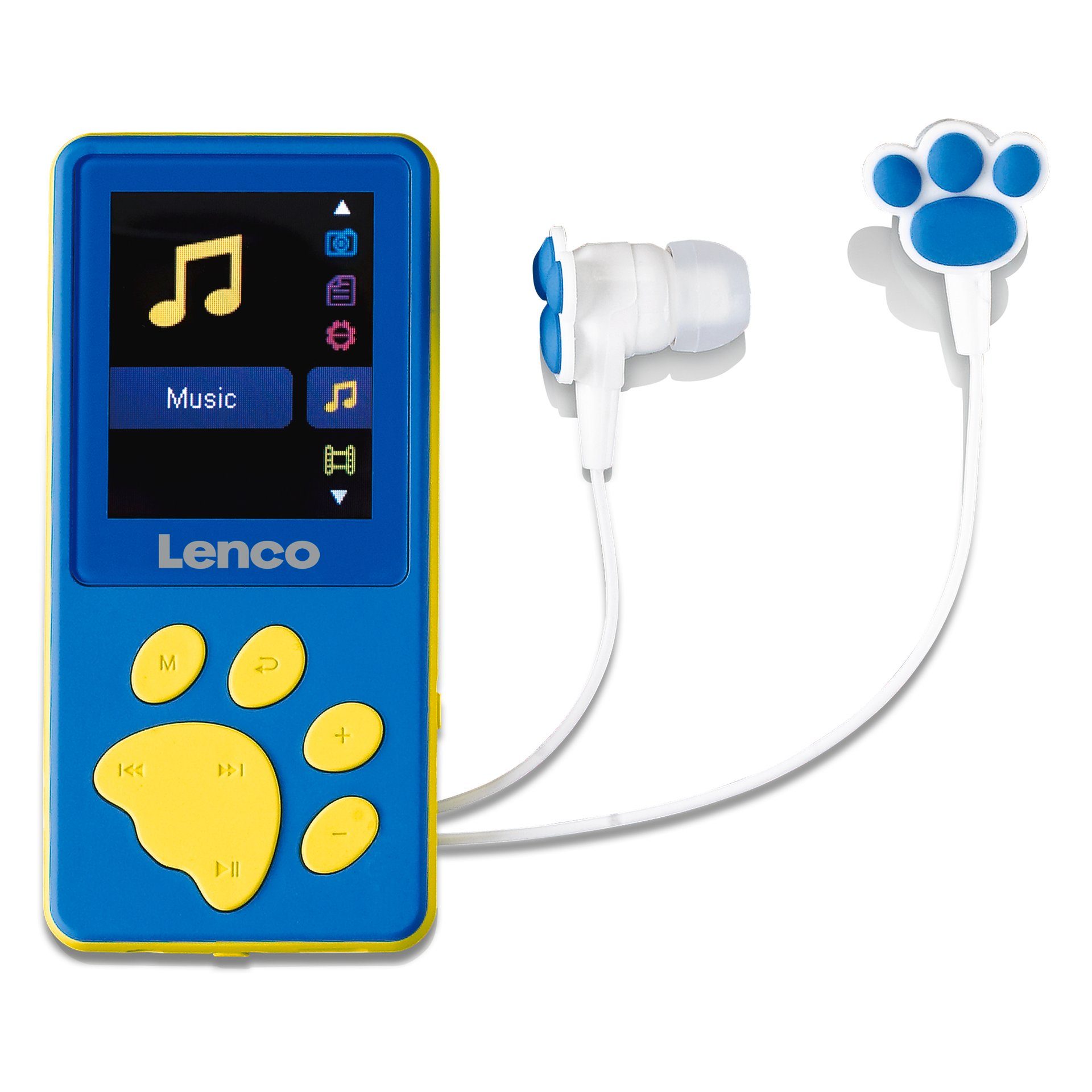 MP3-Player GB) Blau Xemio-560 (8 Lenco