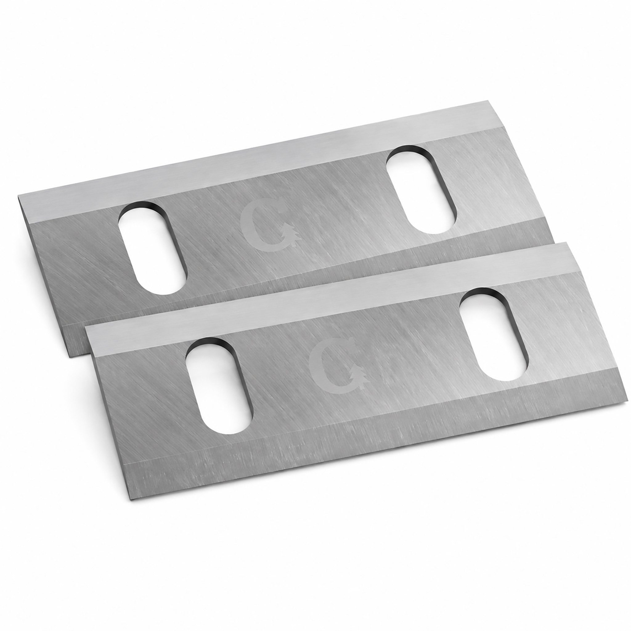 ECI Tools Häckslermesser 2 Stück Ersatz-Messer für Benzinhäcksler Wendemesser Häckslermesser (2-St., 2er-Set), wendbar, nachschärfbar