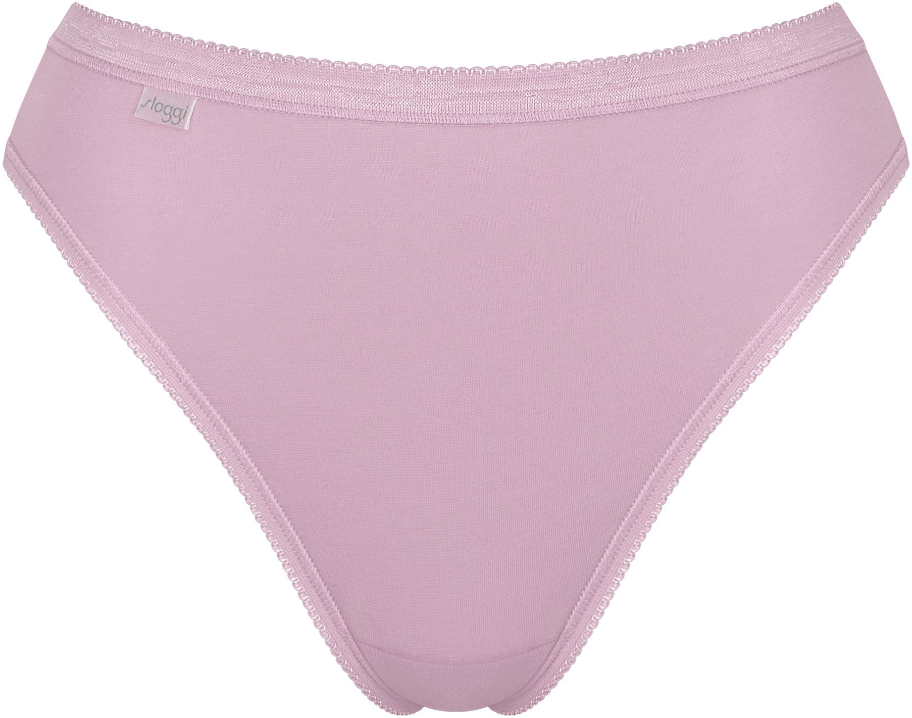 sloggi Taillenslip Basic+ Tai (3er Pack) mit hohem Beinausschnitt, Cotton-Mix, glatte Nähte