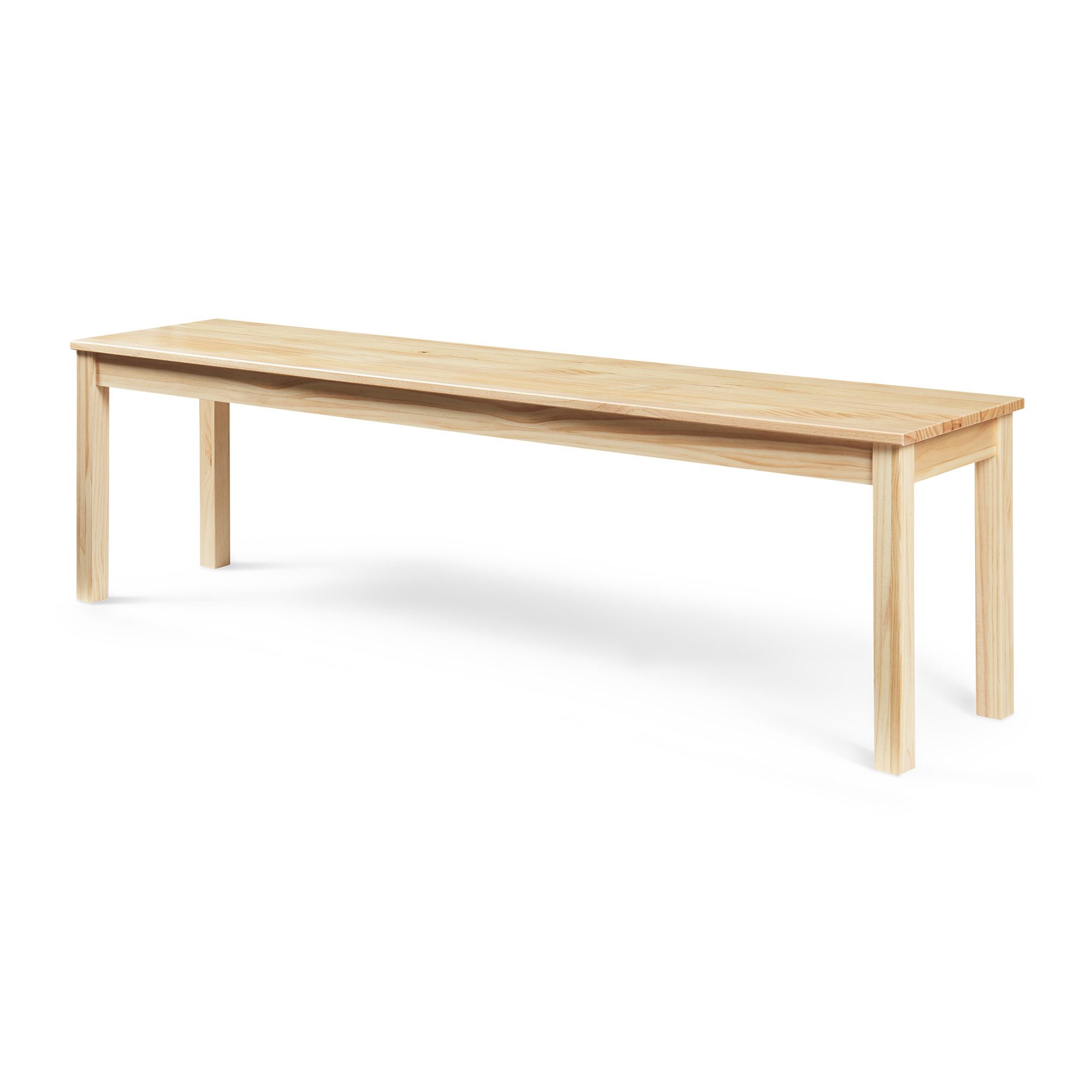 en.casa Essbank, »Trerunulu« 160 x 35 x 45 cm Kiefernholz Natur