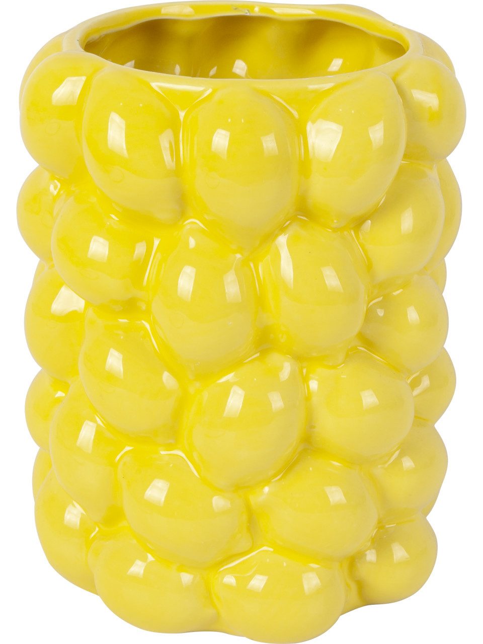 Trend Line Dekovase TrendLine Vase Keramik Zitrone 18 x 15 x 15 cm günstig online kaufen
