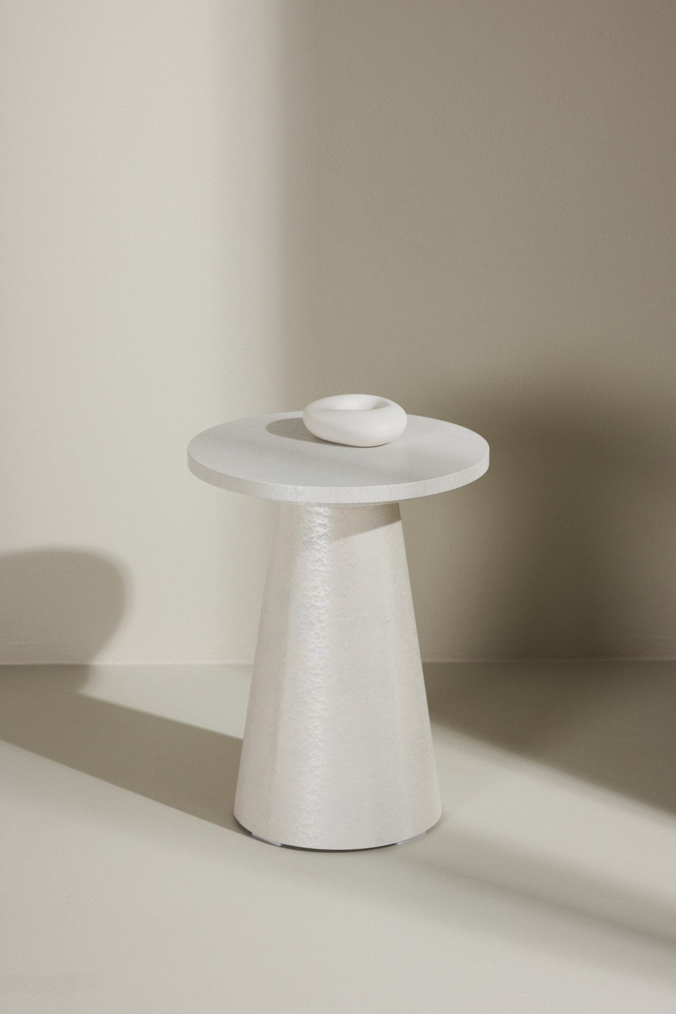 Venture Home Beistelltisch Lanzo, kompakter runder Beistelltisch, schlicht & elegant, Ø 35 cm, Ablagetisch, MDF, rund, leicht, kompakt, vielseitig, modern