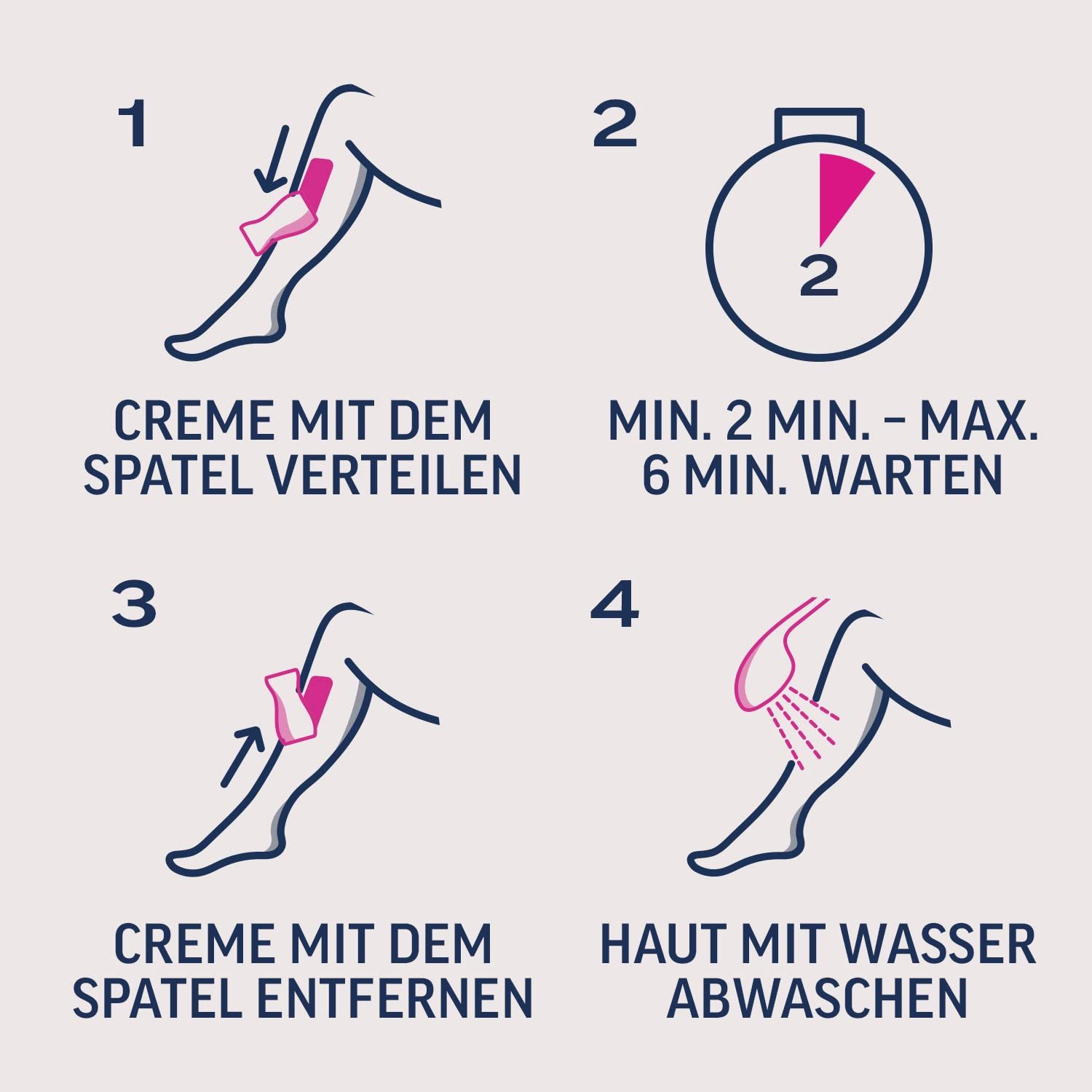 Veet Enthaarungscreme Körper & Beine (100ml) + Multi-Benefit-Schaum (2 x 50ml), Spar-Set, 2 St., für sensible Haut & Intimzone