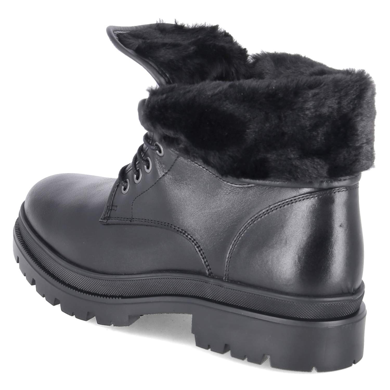 Fräulein Frida Fräulein Frida W1349-002 BLACK Damen Glattleder black Winterstiefel