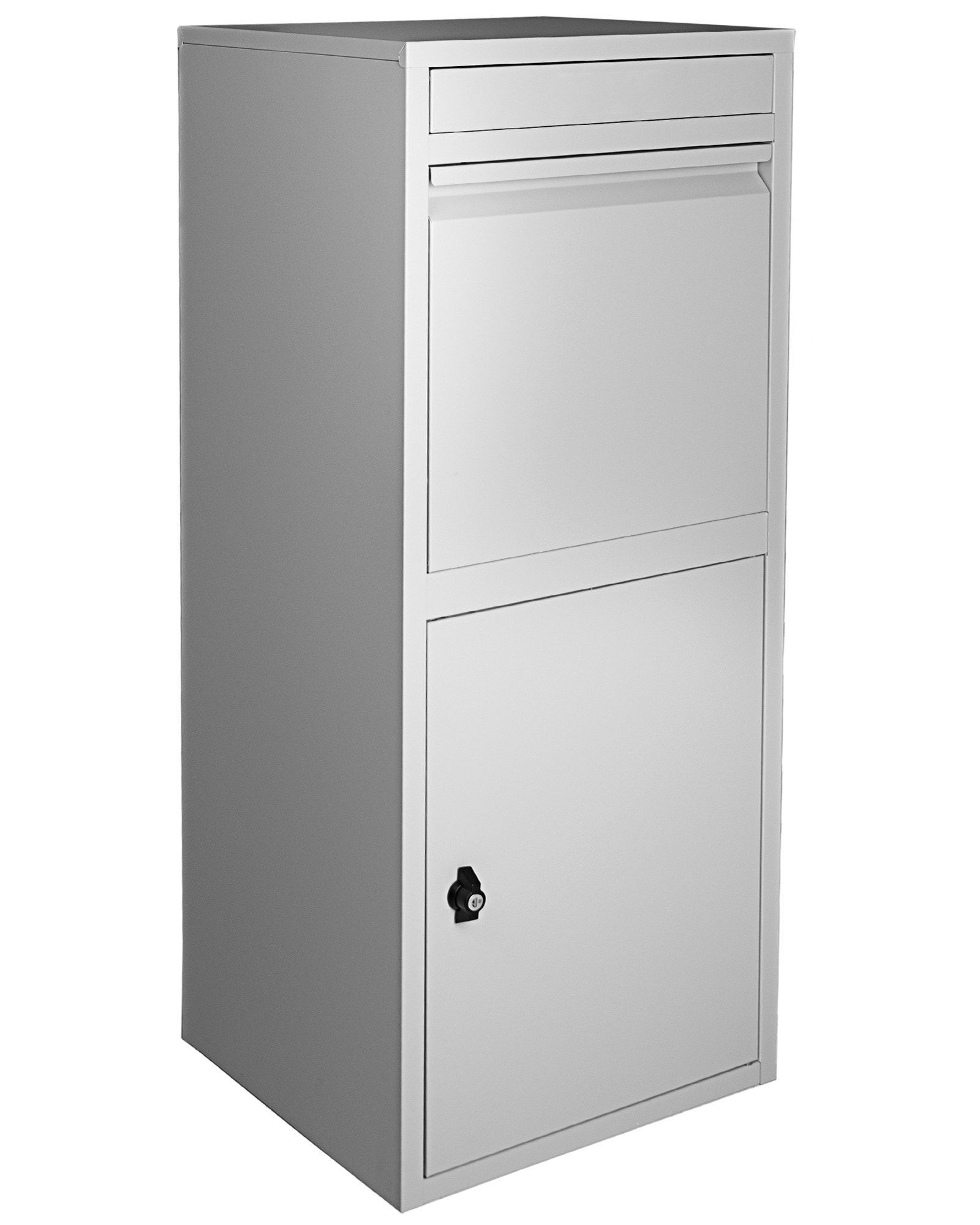 ONDIS24 Briefkasten Paketbox "Korona" Postbox 1-türiger Paketsafe für Pakete, abschließbar, inklusive Bodenanker, 2 Schlüssel