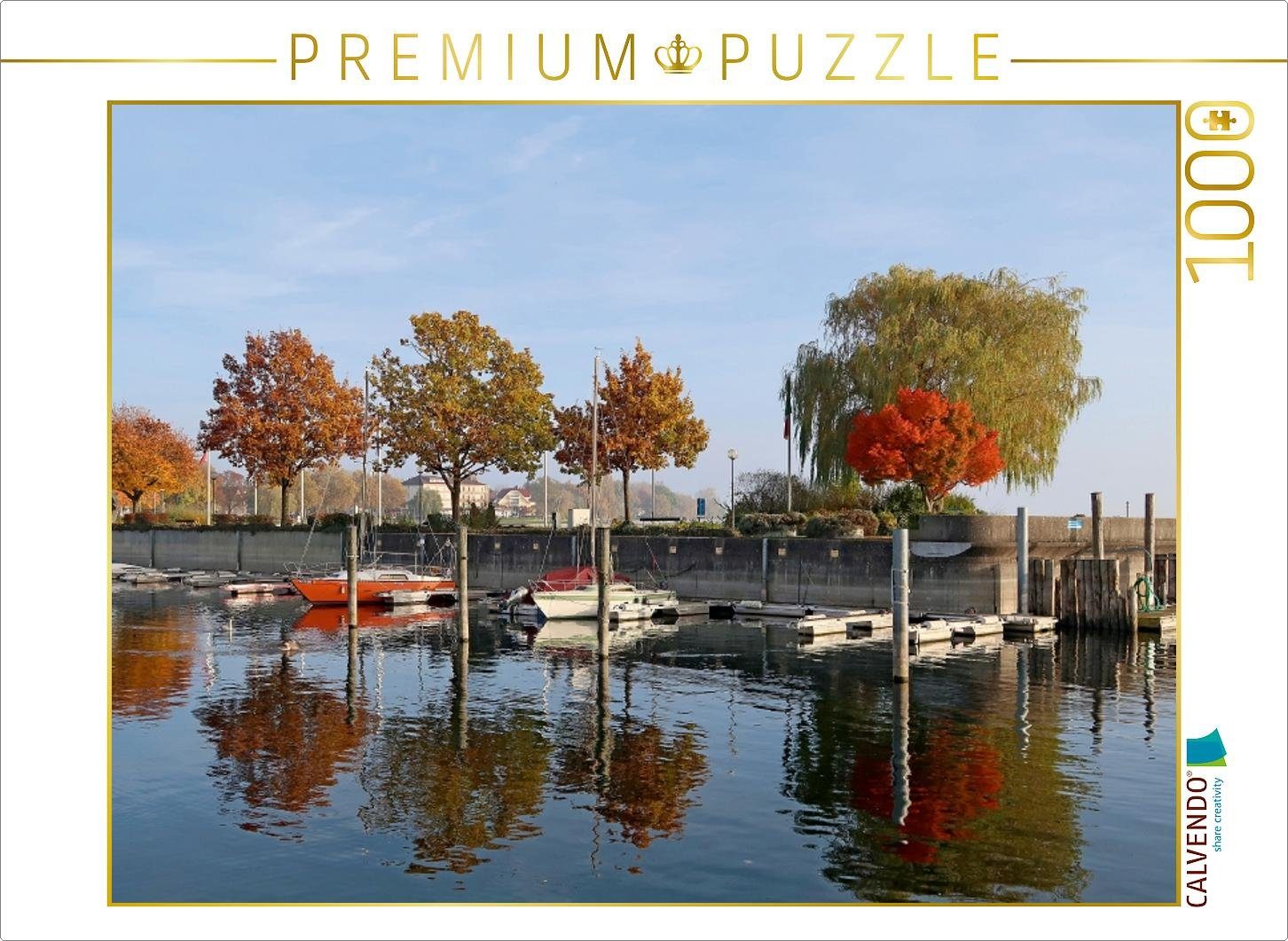 Puzzle CALVENDO Puzzle Langenargen - Hafenansicht 1000 Teile Lege-Größe 64 x 48 cm Foto-Puzzle Bild von Hartmut Luckfiel