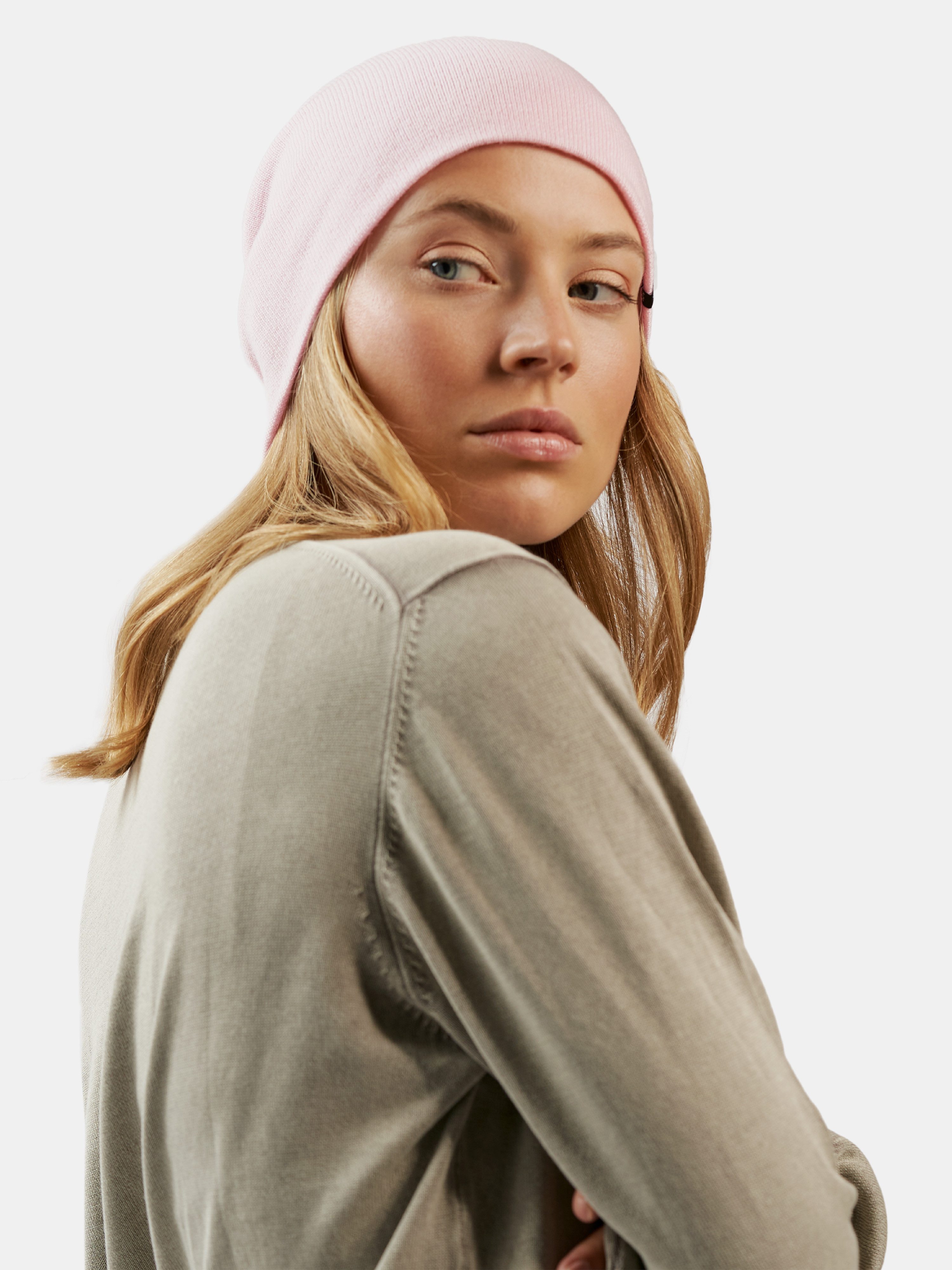 Enter the Complex Beanie Mütze, Damen und Herren 100% Merino Wolle, 2-Lagig gestrickt