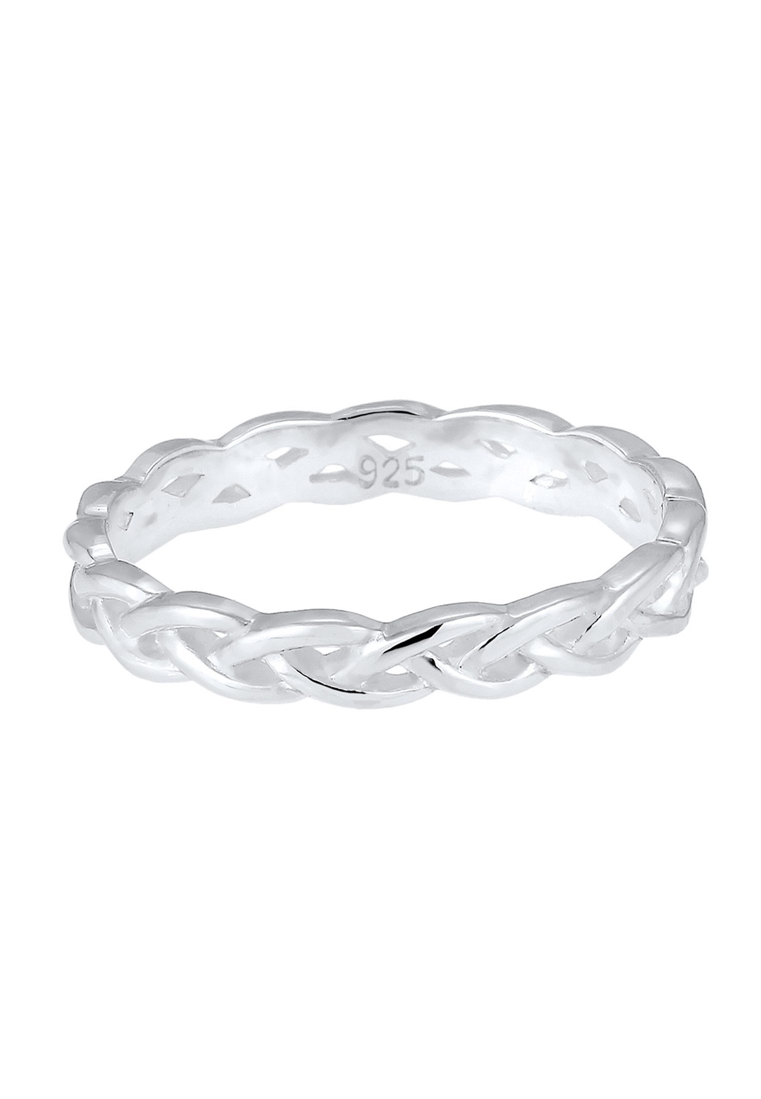 Elli Fingerring Gedreht Geflochten Zopfmuster 925 Silber, Knoten günstig online kaufen
