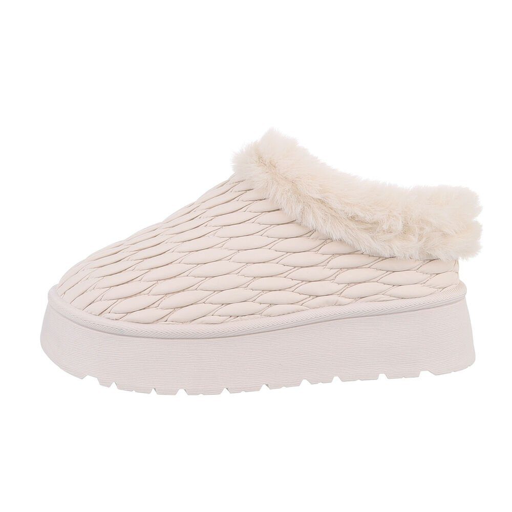 Damen Hausschuhe Freizeit Snowboots