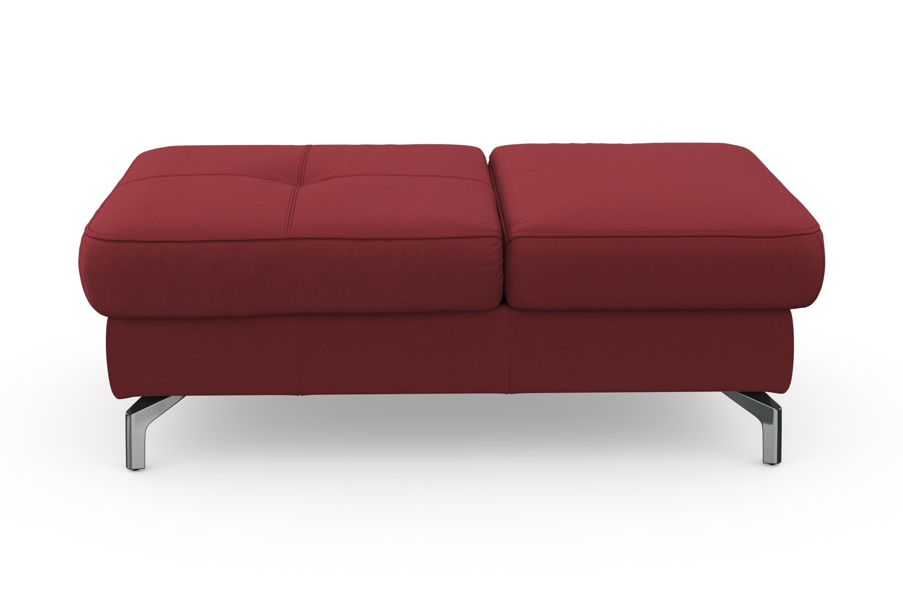 sit&more Hocker Bendigo, mit Klappfunktion, Bodenfreiheit 12 cm, wahlweise in 2 Fußfarben