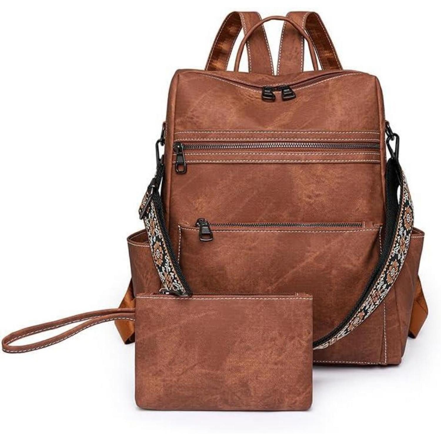 LuxusKollektion Cityrucksack Rucksack Frauen Wasserdicht Antidiebstahl PU B günstig online kaufen