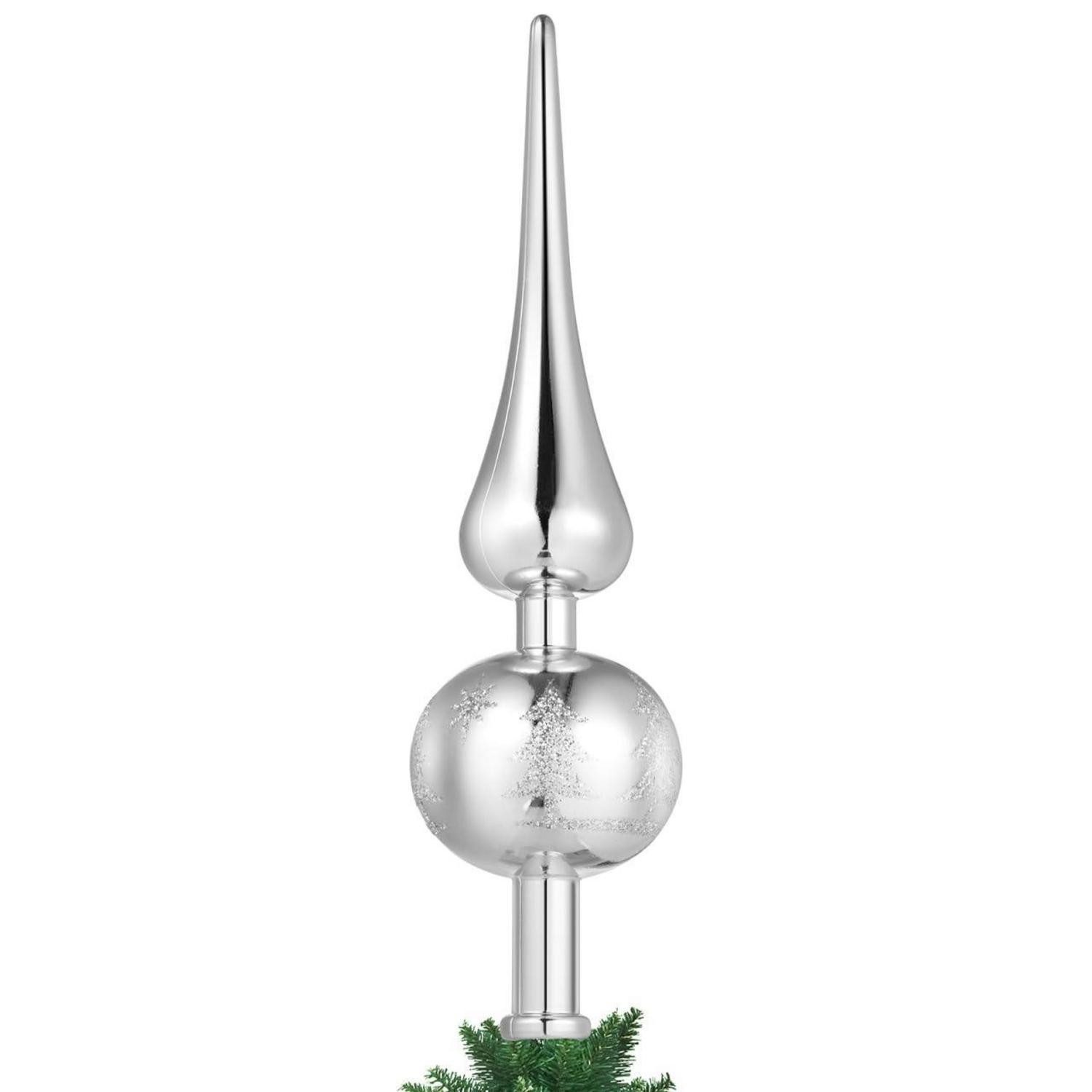 LuxusKollektion Christbaumspitze Weihnachtsbaumspitze Silber