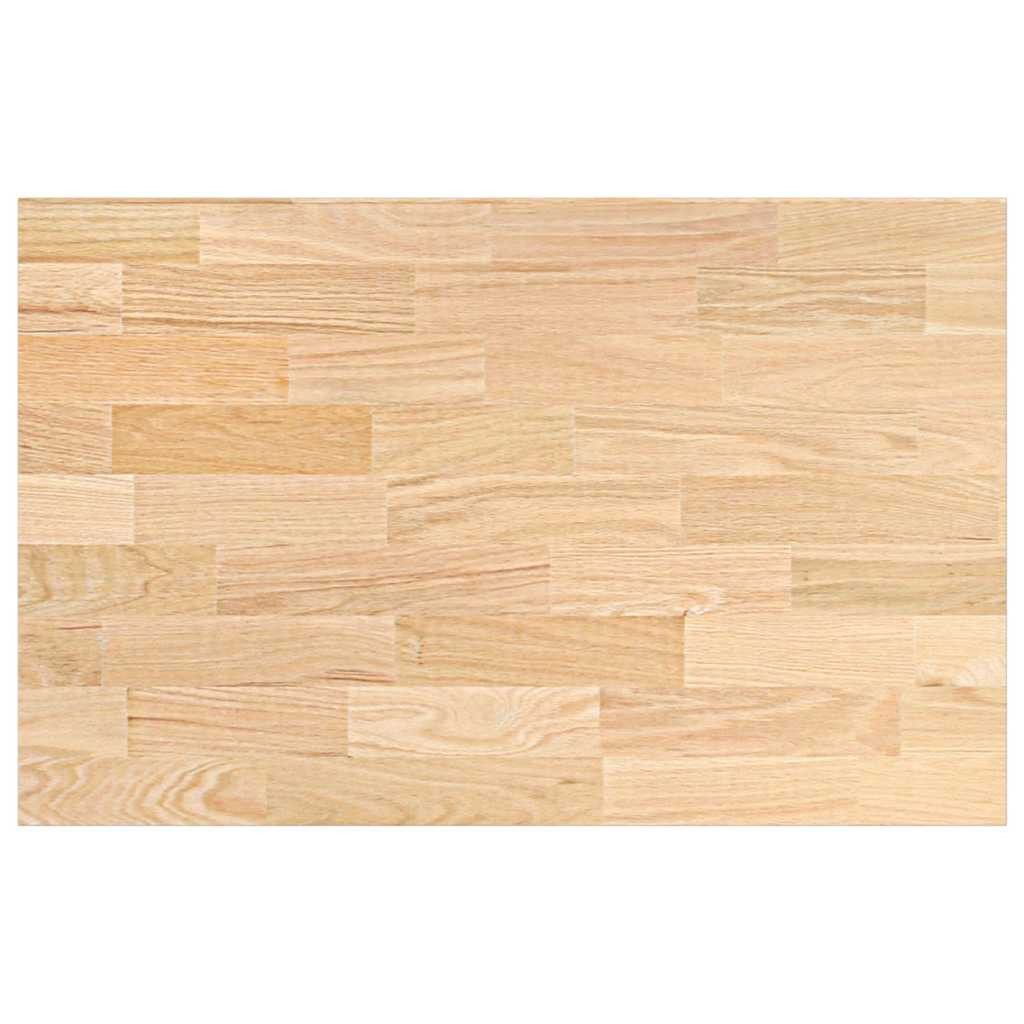 vidaXL Tischplatte Küchenarbeitsplatte 100x63,5x2,7 cm Massivholz Eiche Rechteckig (1 St)
