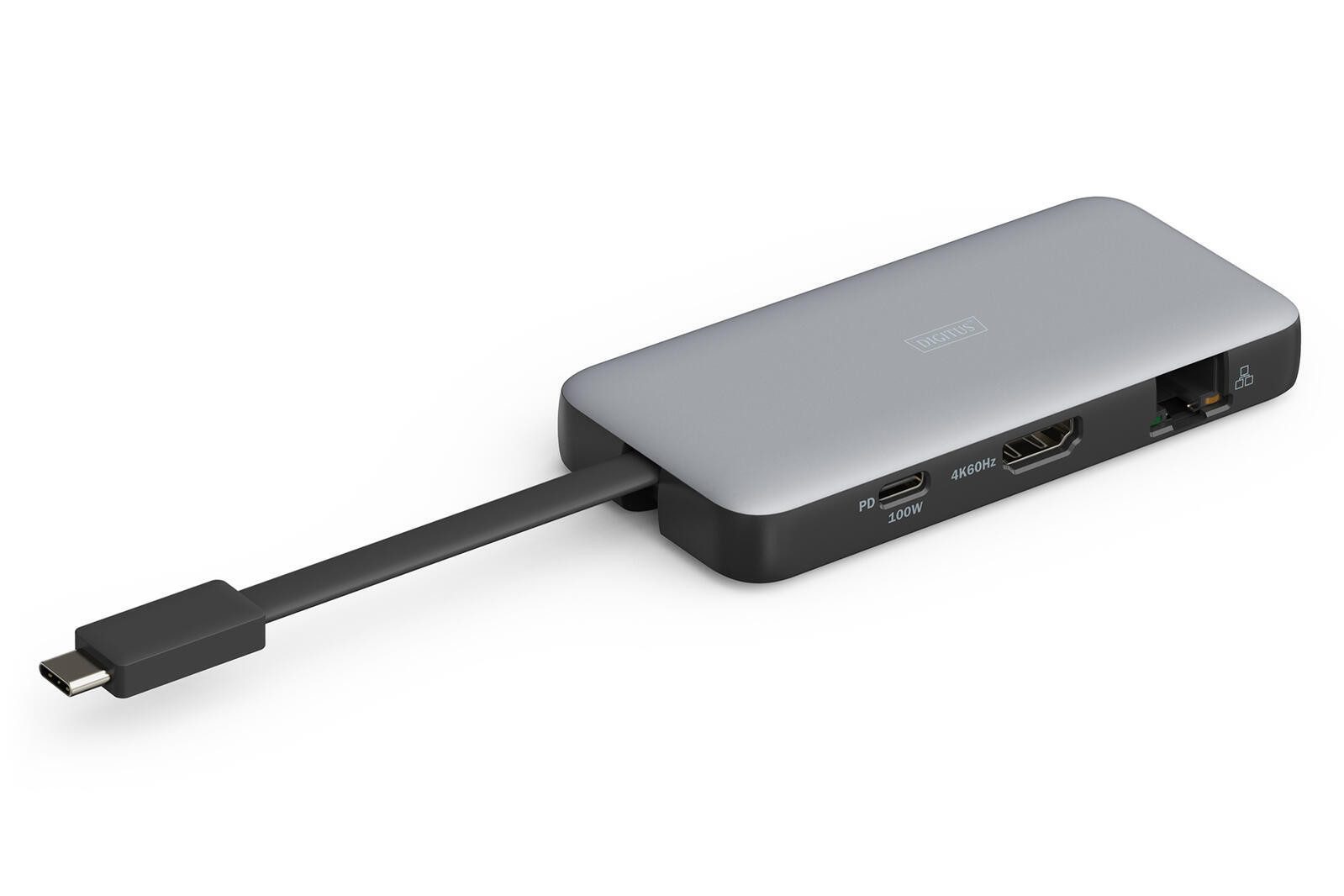 Digitus Laptop-Dockingstation USB-C Travel Docking Station, 7-Port