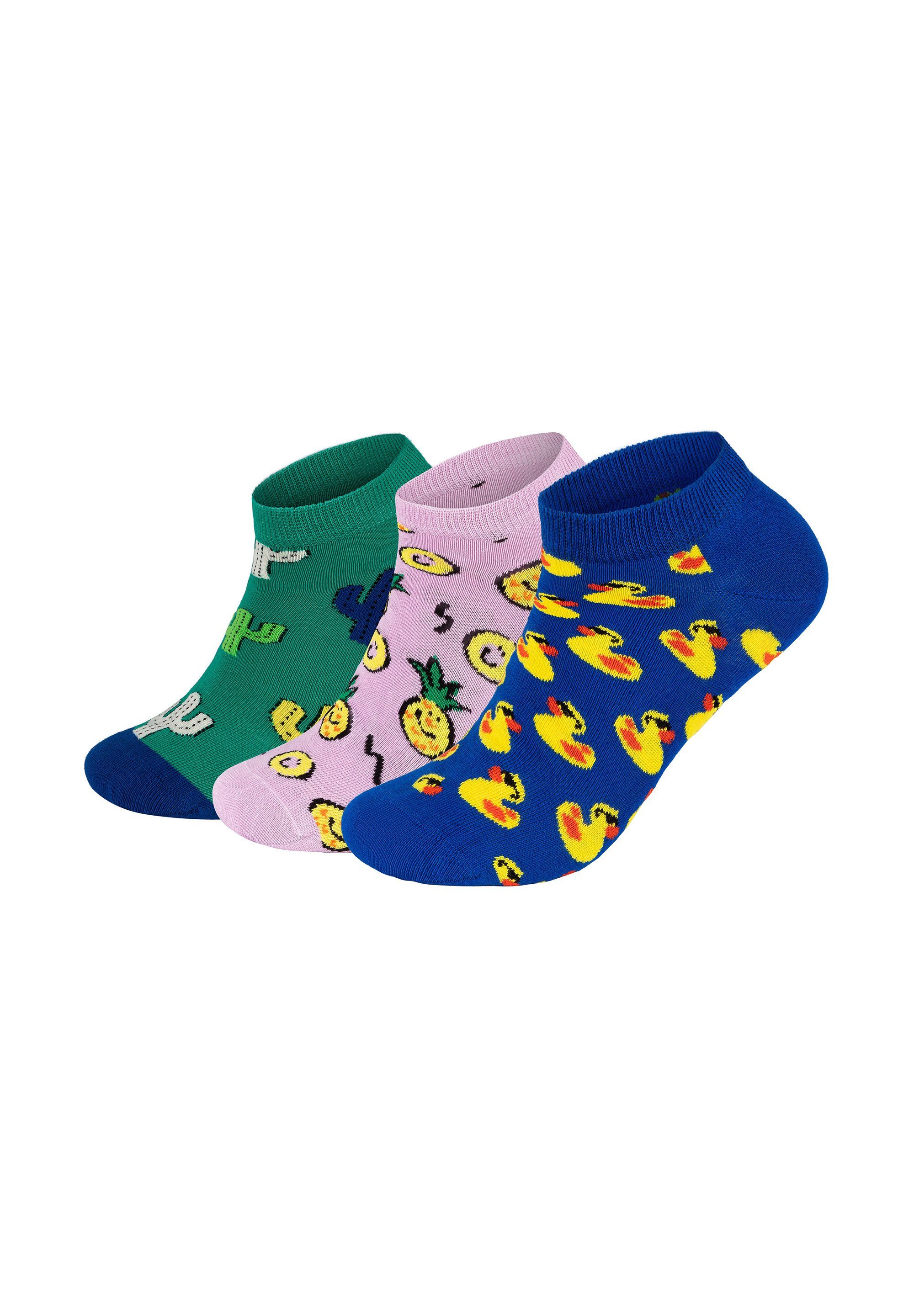 Happy Socks Basicsocken 3-Pack Low Rubber günstig online kaufen
