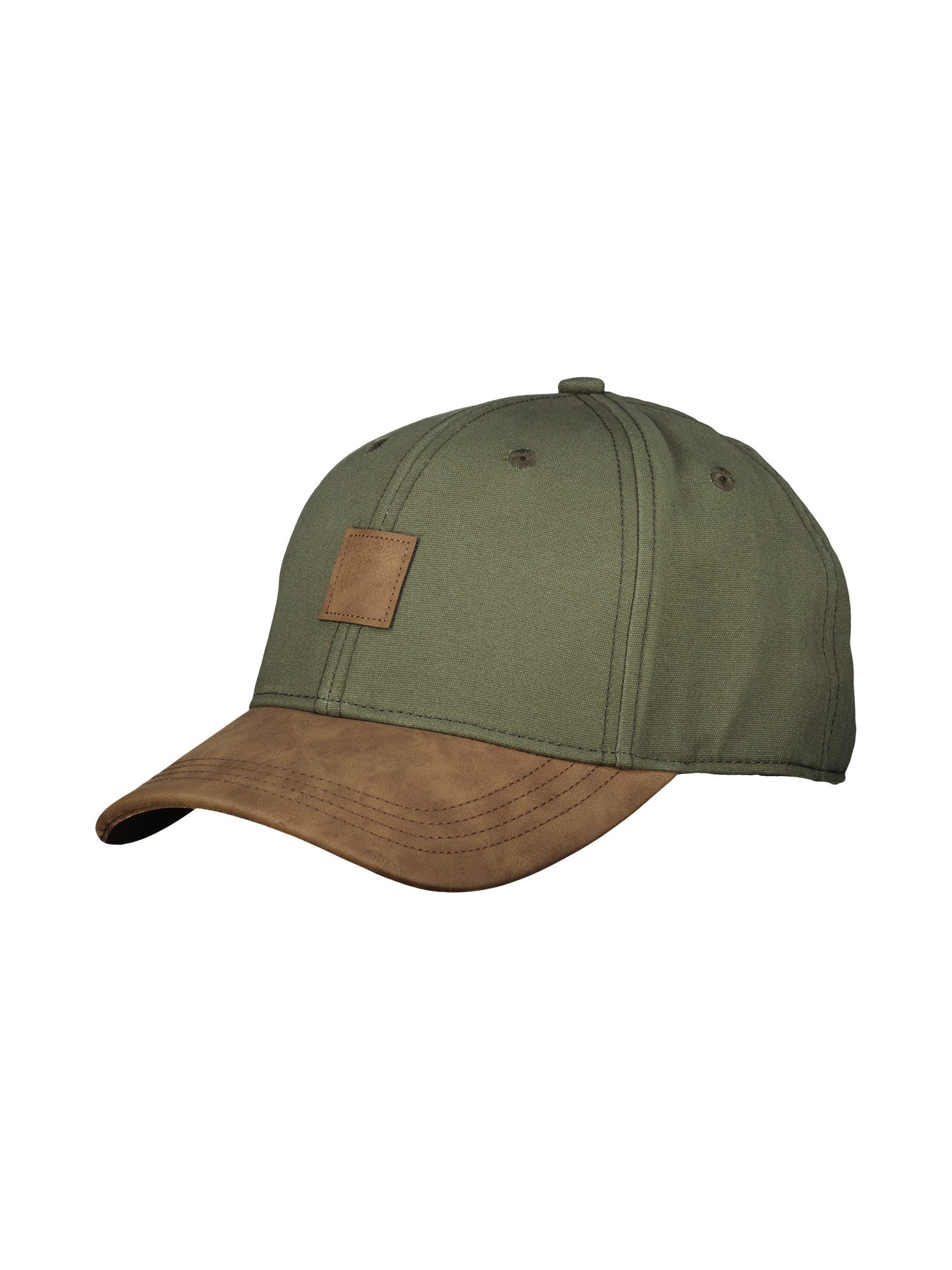 LERROS Snapback Cap Canvas-Cap mit Kunstlederschirm günstig online kaufen