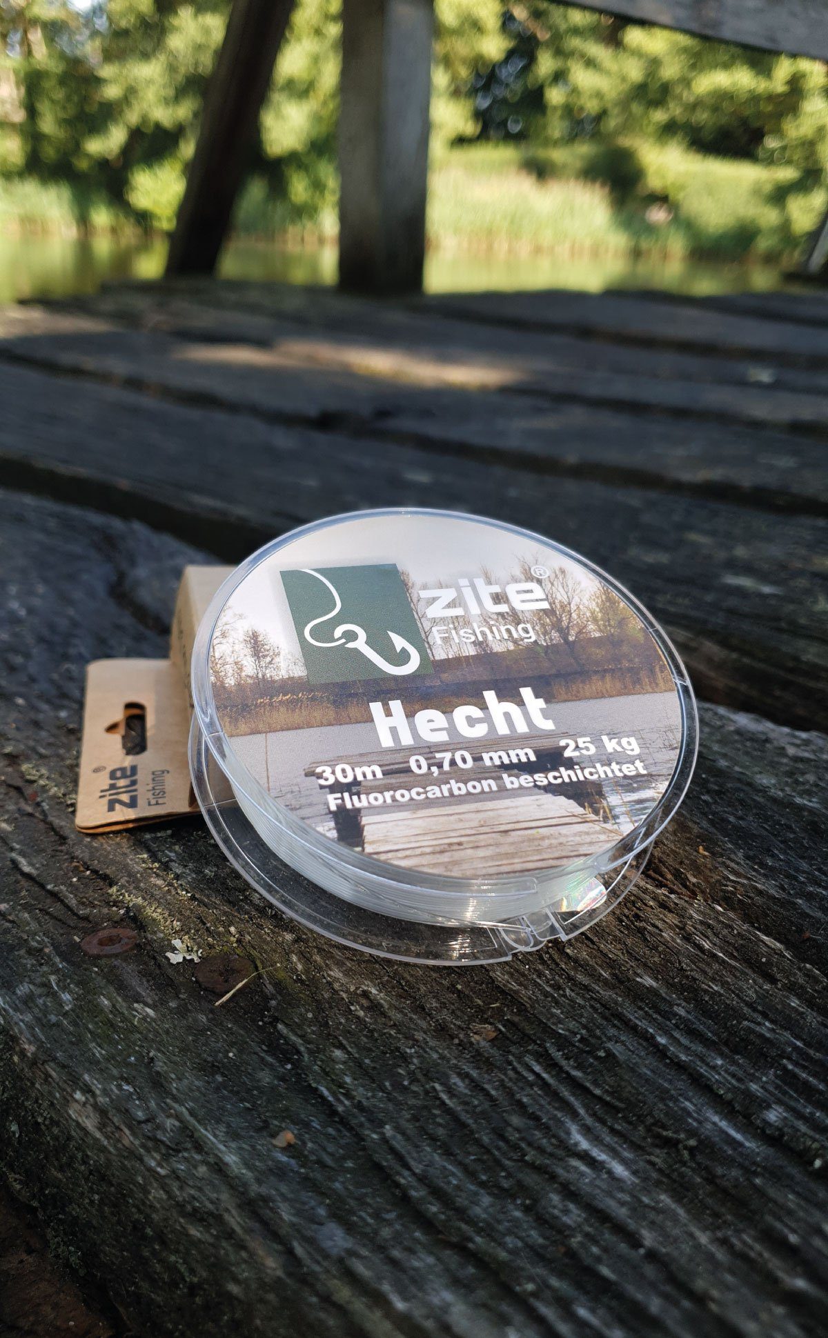Zite Vorfachschnur Fluorocarbon Hecht 0,7mm 30m beschichtete Angelschnur