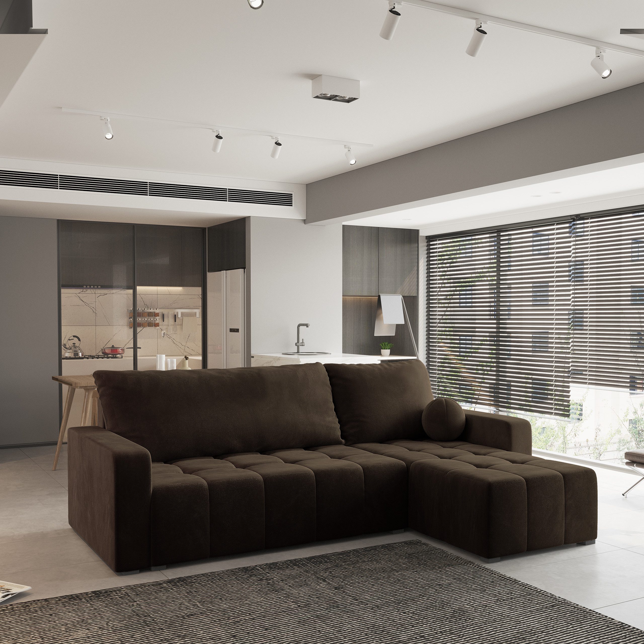 Masseno Ecksofa VOLIRA mit Schlaffunktion L-Form, günstig online kaufen