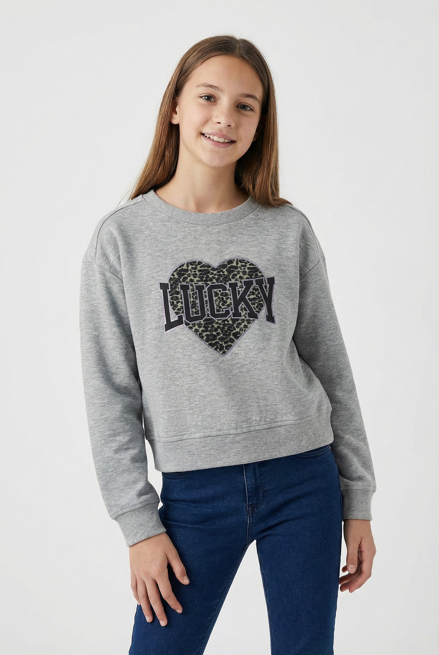 Sweatshirt NKFBIMA LS RLX SHORT SWEAT UNB BOX