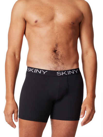 Skiny Retro Pants Herren Pant long leg 2er Pack Cotton Multipack (Packung, 2-St) biologisch abbaubar