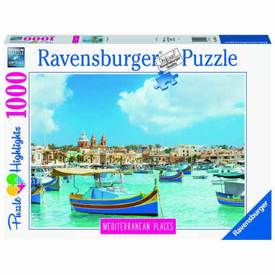 Ravensburger Puzzle Mediterranean Places 2020 Malta, 1000 Puzzleteile
