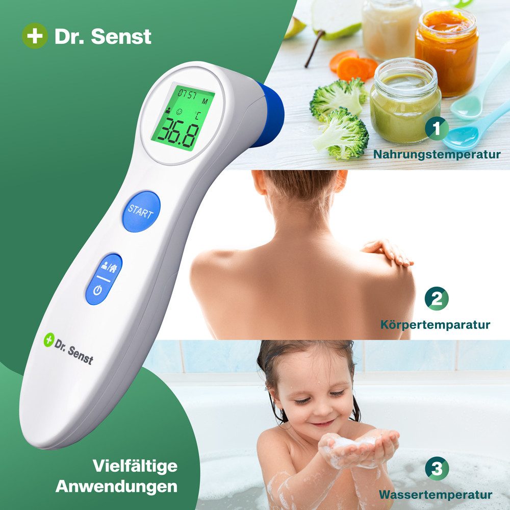 Dr. Senst Erste-Hilfe-Set Dr. Senst® 521-854120 Dr. Senst® Infrarot-Stirnthermometer weiß