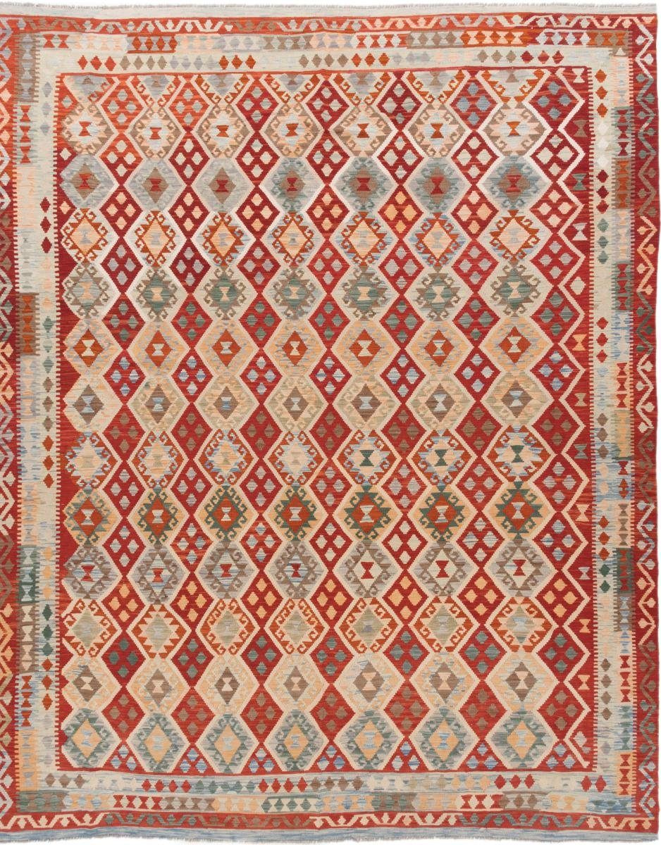 Orientteppich Kelim Afghan 321x394 Handgewebter Orientteppich, Nain Trading, rechteckig, Höhe: 3 mm