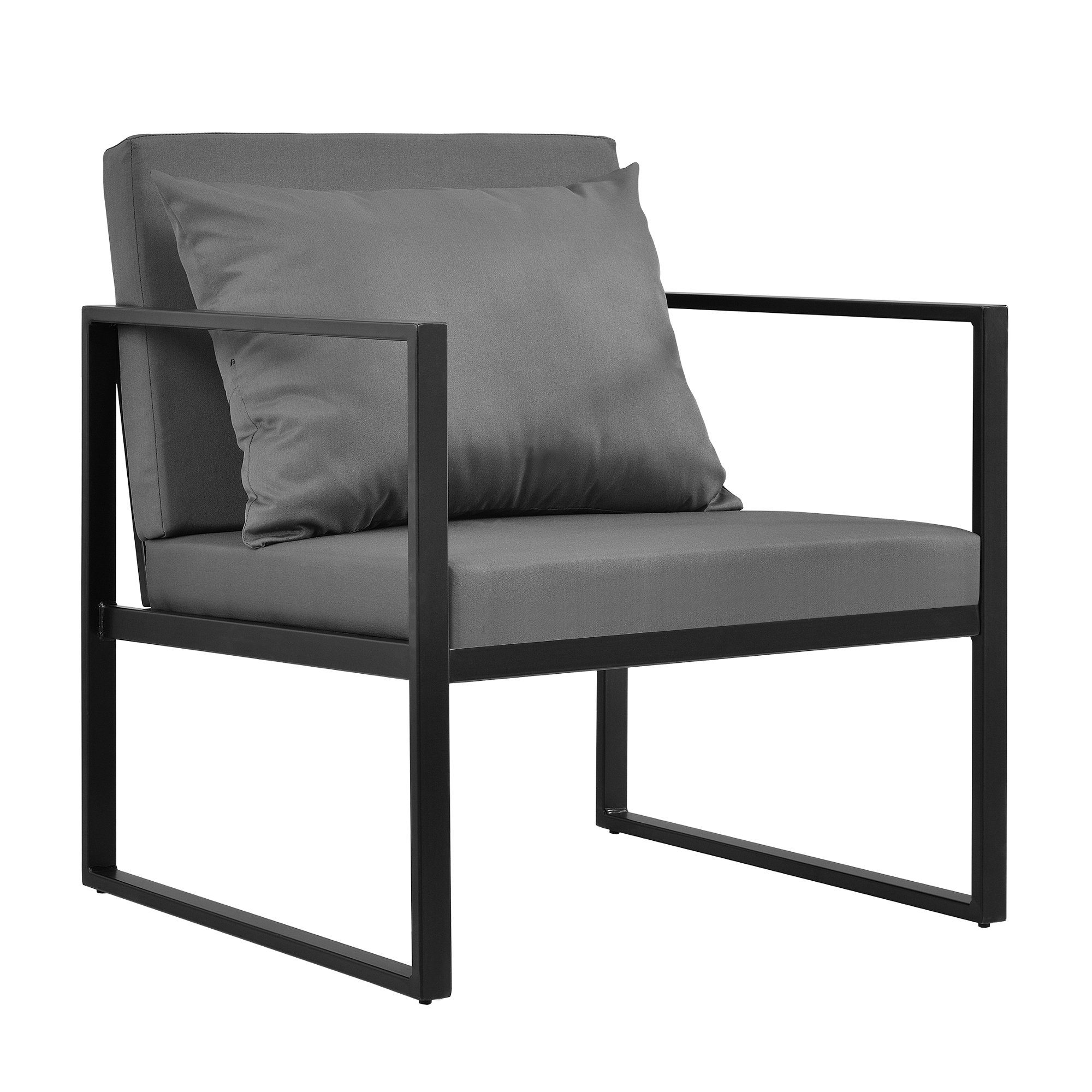 casa.pro Gartenlounge-Set, »Lerum« Gartenstuhl 2er Set günstig online kaufen
